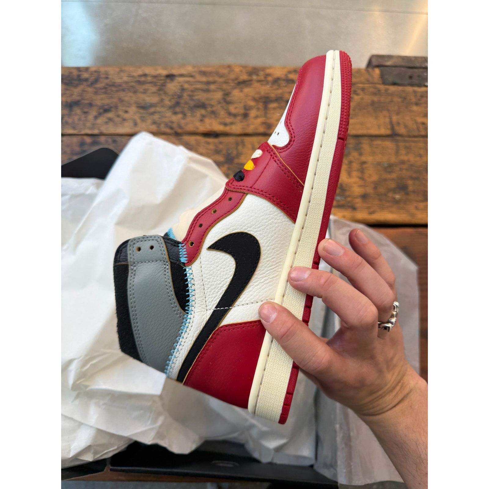 Jordan Brand × Union LA Union Jordan 1 Retro High OG SP Promo Sample Chicago Shadow Size US 8 / EU 41 - 10 Thumbnail