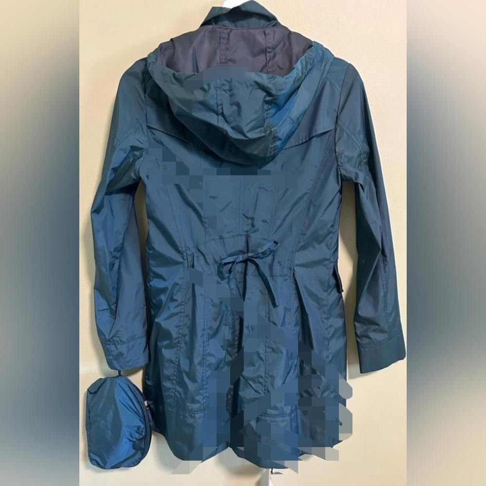 Cole Haan Cole Haan Signature Hooded Packable Rain Jacket Green Small Size S / US 4 / IT 40 - 3 Thumbnail