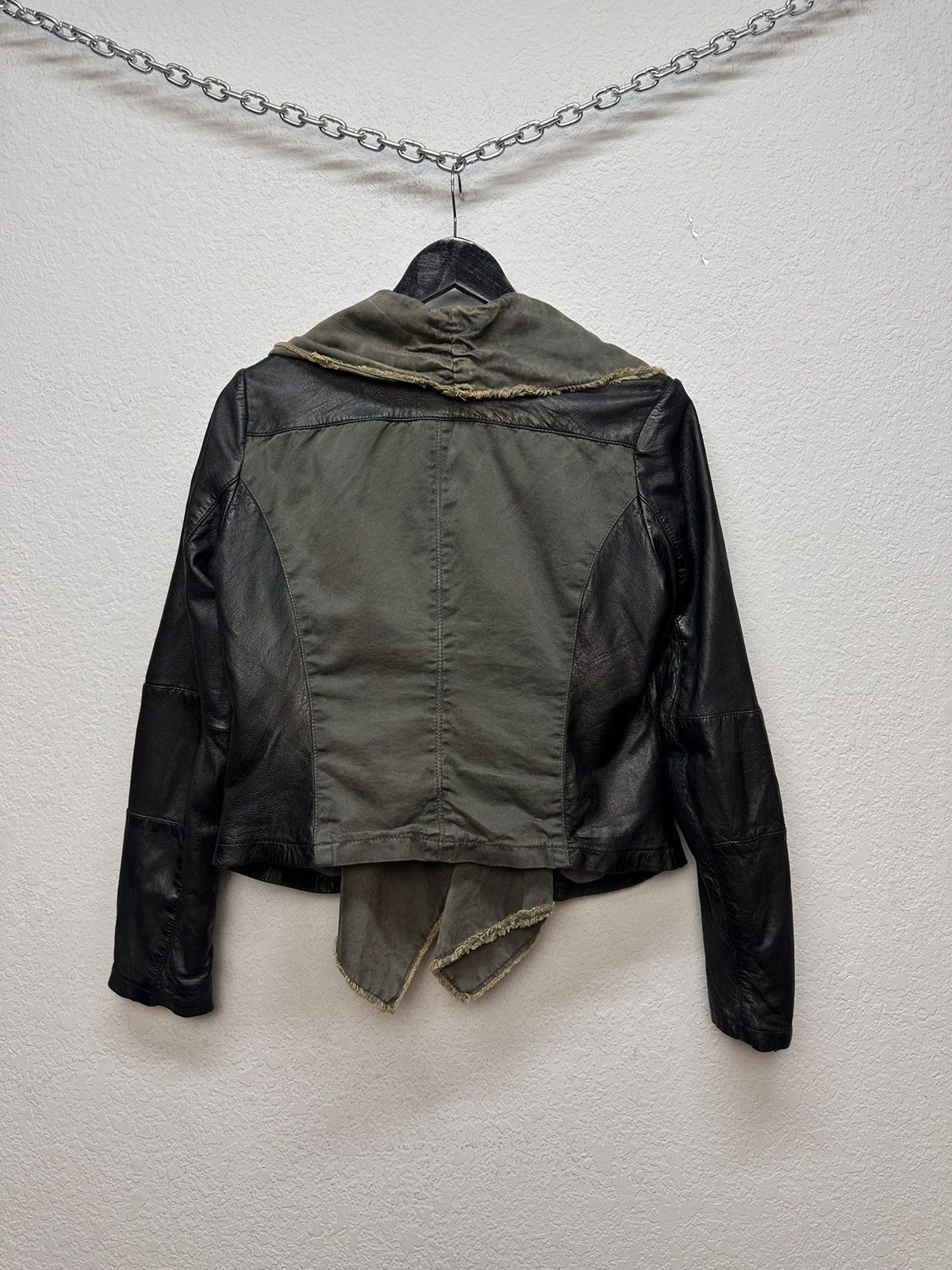 Marithe + Francois Girbaud Freaky Nations leather jacket Avantgarde Gothic Military Size M / US 6-8 / IT 42-44 - 11 Thumbnail