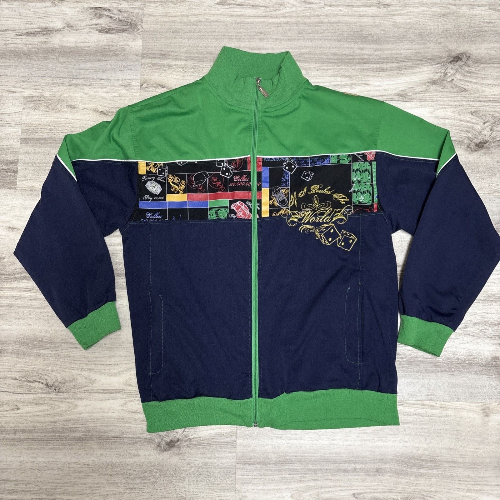 Other Johnny Blaze Track Jacket Mens XL Full Zip Gambling Man If I Size US XL / EU 56 / 4 - 5 Thumbnail