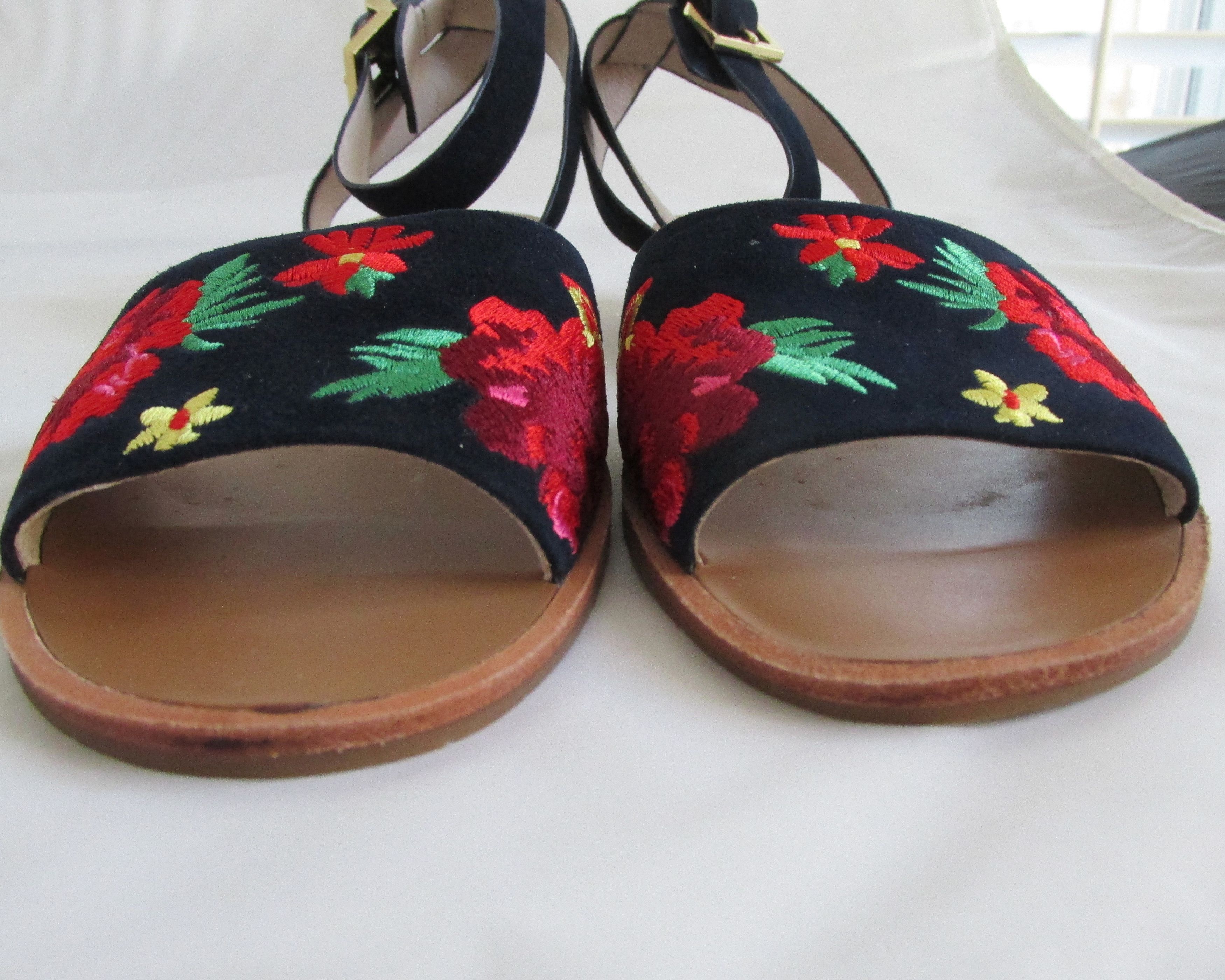 Kenneth Cole Kenneth Cole "Jony" Women's Suede Sandals Size 8 M Size US 8 / IT 38 - 3 Thumbnail