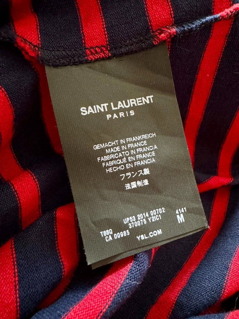 Saint Laurent Paris Saint Laurent Paris Striped base long sleeved shirt-2508 Size US M / EU 48-50 / 2 - 7 Thumbnail