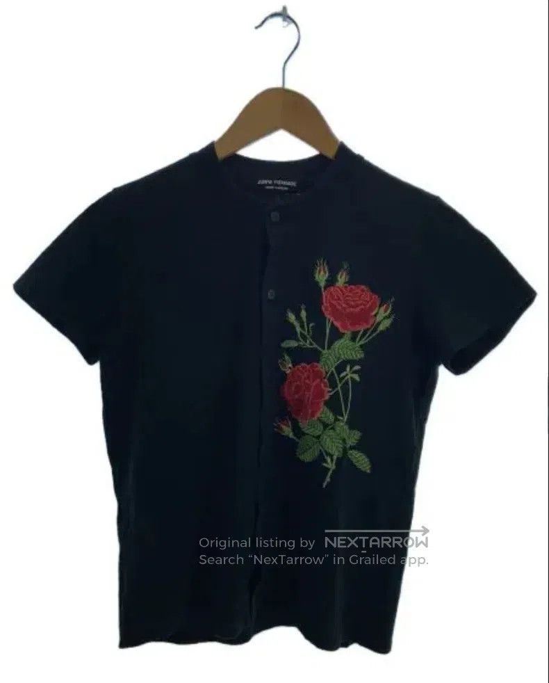 Junya Watanabe Junya Watanabe Floral Short Sleeve Shirt Size S / US 4 / IT 40 - 1 Thumbnail