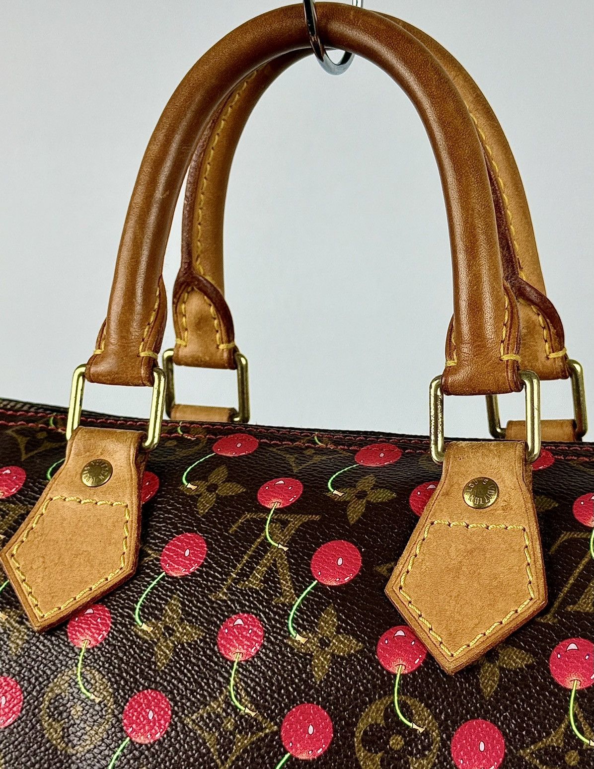 Louis Vuitton × Takashi Murakami Louis Vuitton - Takashi Murakami - SS2005 -Cerises Speedy 25 Size ONE SIZE - 9 Thumbnail