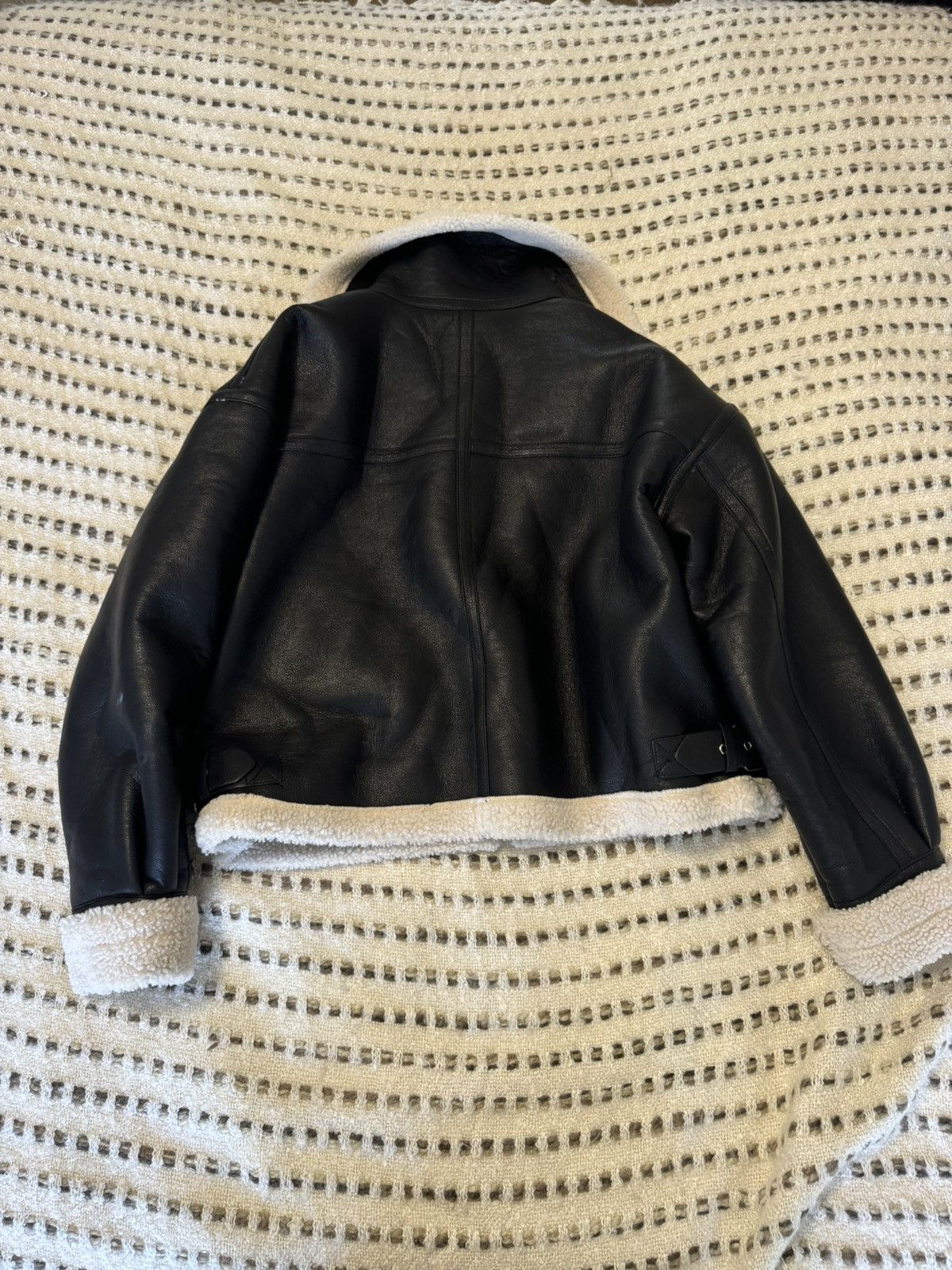 Vintage Leather and surpa jacket Size L / US 10 / IT 46 - 2 Thumbnail