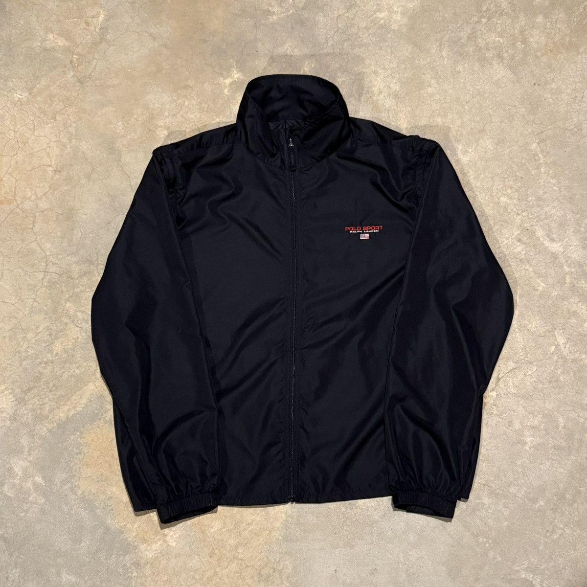 Polo Ralph Lauren Vintage 1990s Polo Sport Nylon Zip Up Track 