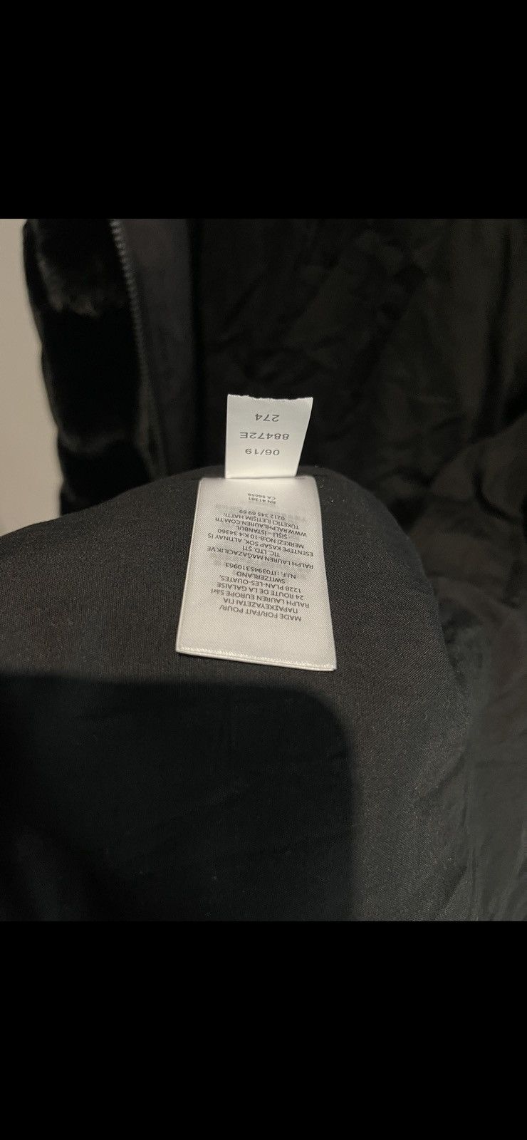 Ralph Lauren Ralph Lauren original black fur coat with a large hood, unique Size L / US 10 / IT 46 - 6 Thumbnail