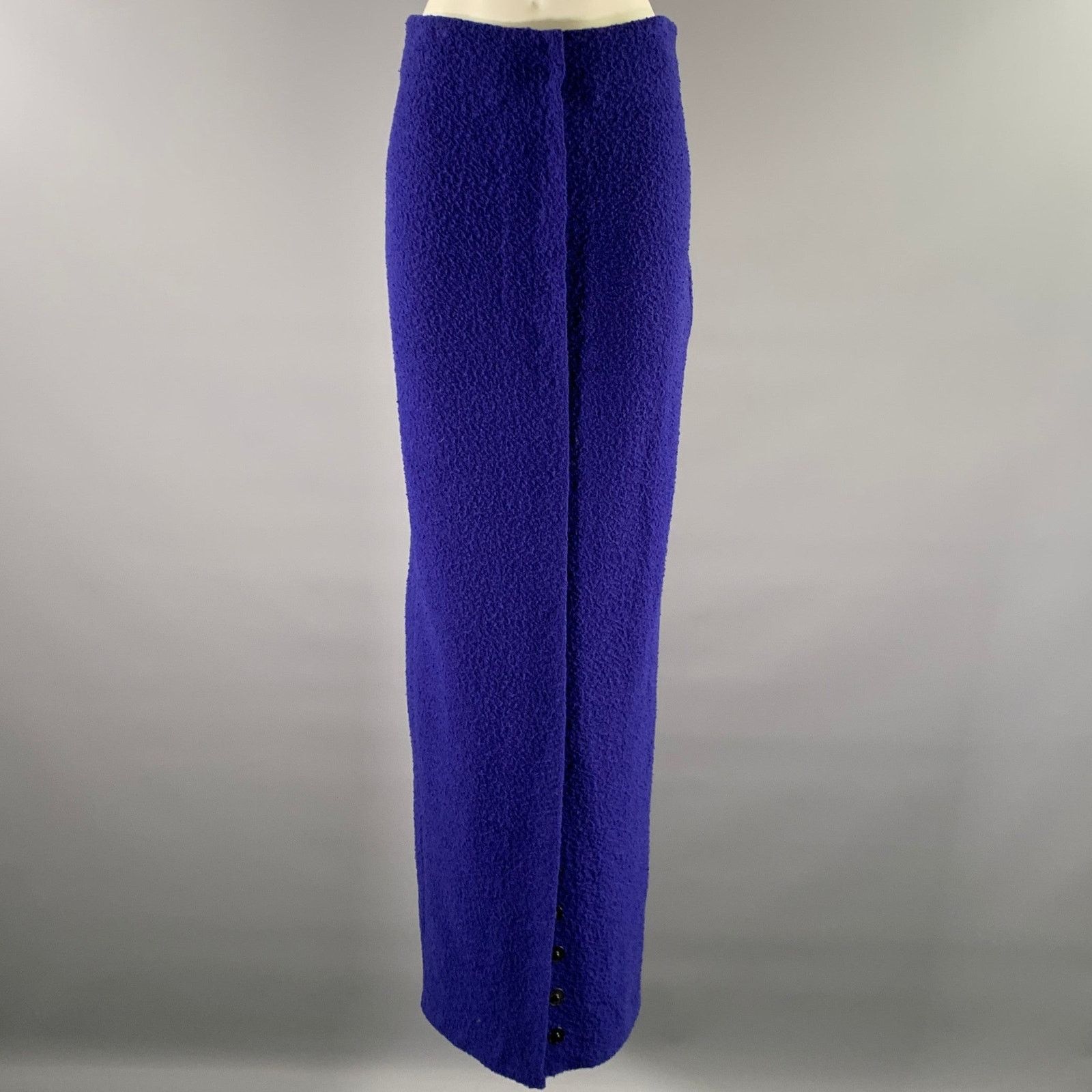 A.W.A.K.E. MODE A.W.A.K.E.MODE Size 2 Purple Wool Polyamide Maxi Long Skirt Size 26" / US 2 / IT 38 - 1 Thumbnail