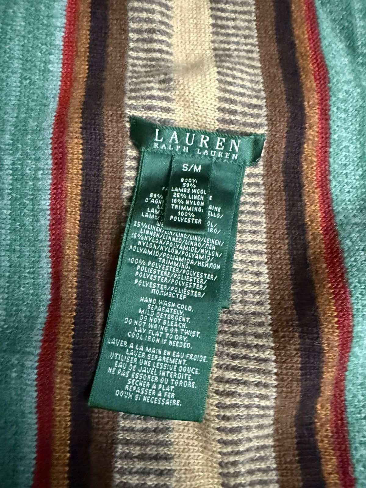 Lauren Ralph Lauren × Polo Ralph Lauren Vintage Polo Lauren Ralph Lauren cardigan sweater Size M / US 6-8 / IT 42-44 - 3 Thumbnail