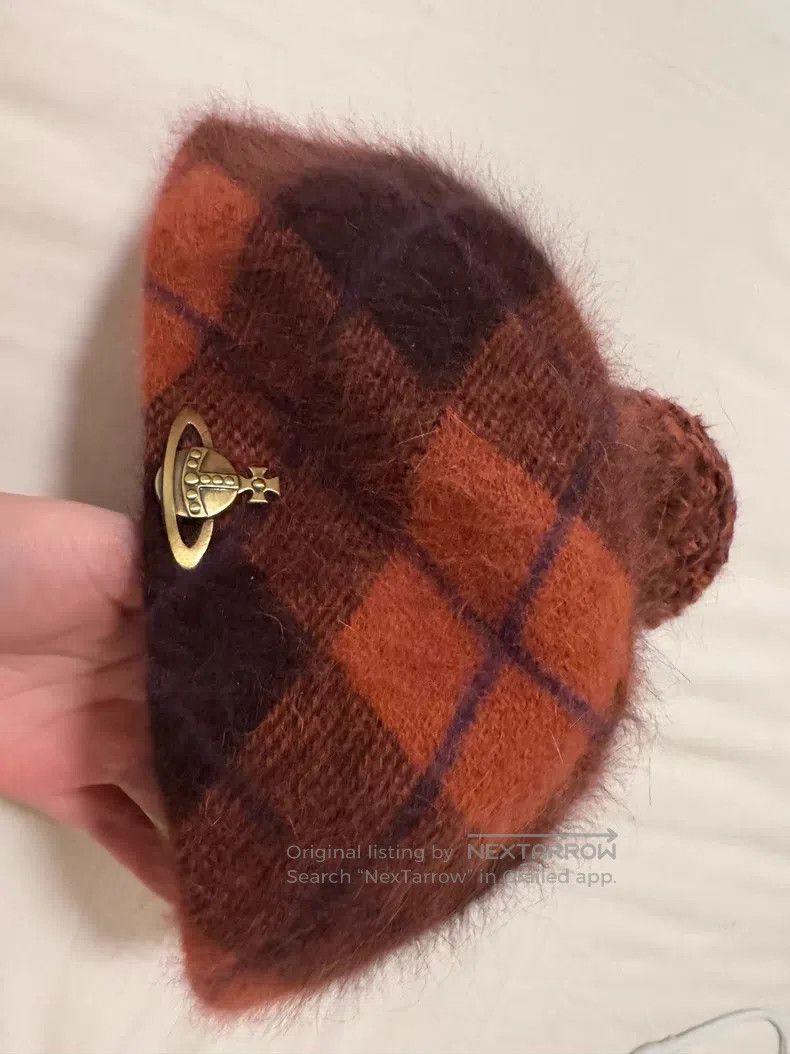 Vivienne Westwood Vivienne Westwood Autumn and winter checked beret Size ONE SIZE - 1 Thumbnail