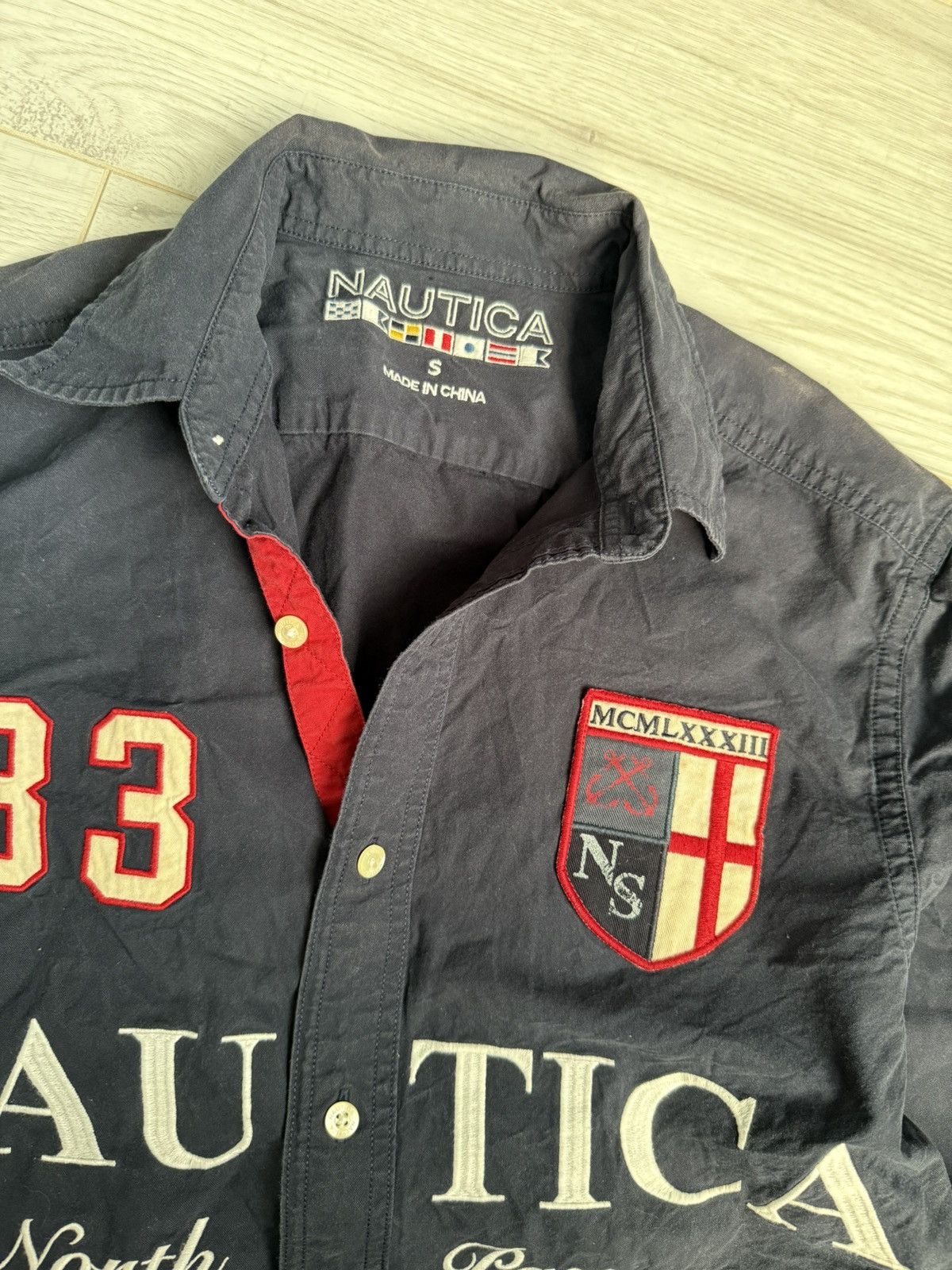 Nautica × Vintage Vintage Nautica Shirt MCMLXXIII Size US S / EU 44-46 / 1 - 3 Thumbnail