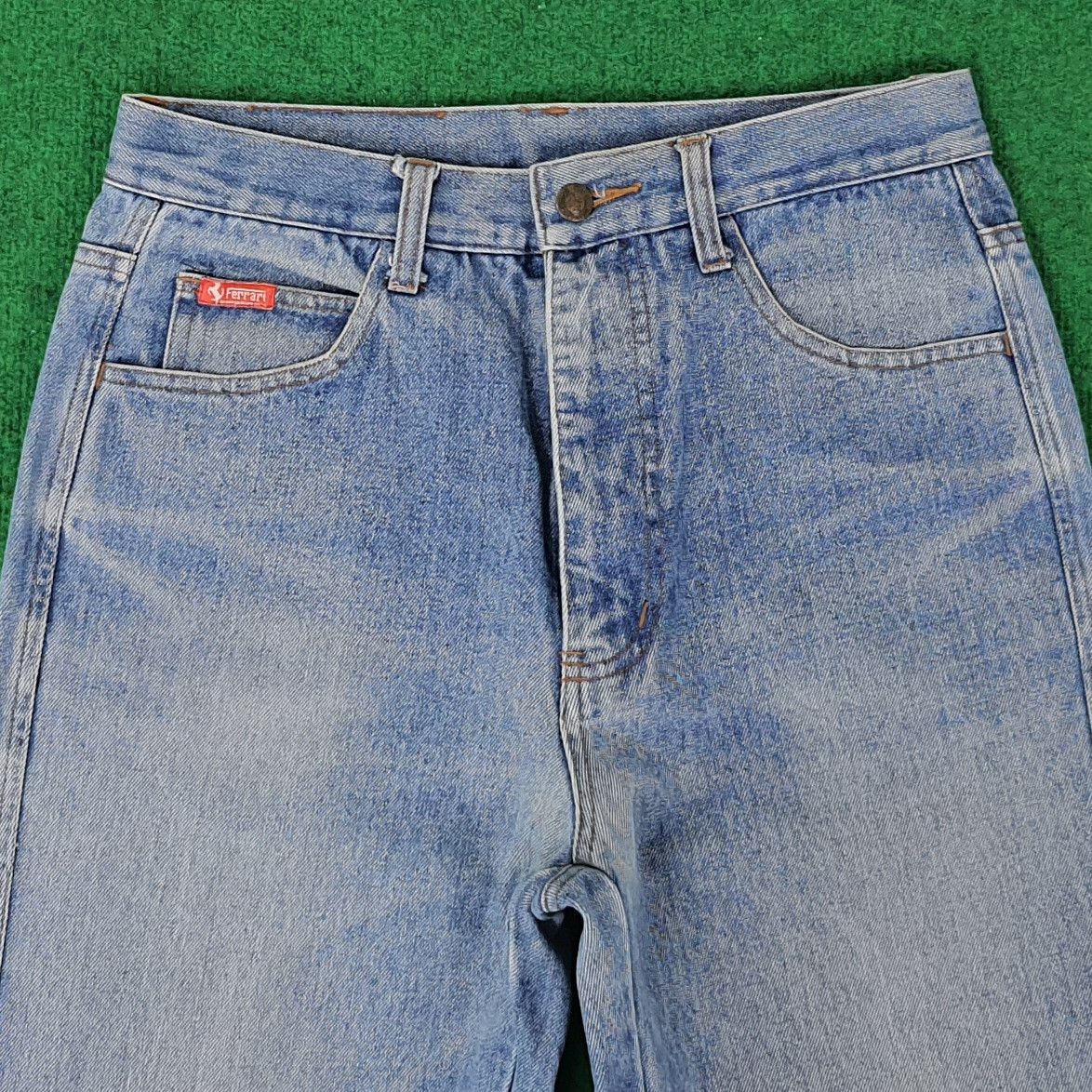 Ferrari × Vintage Vintage FERRARI Magneti Marelli Jeans C235N24 Size US 29 - 5 Thumbnail