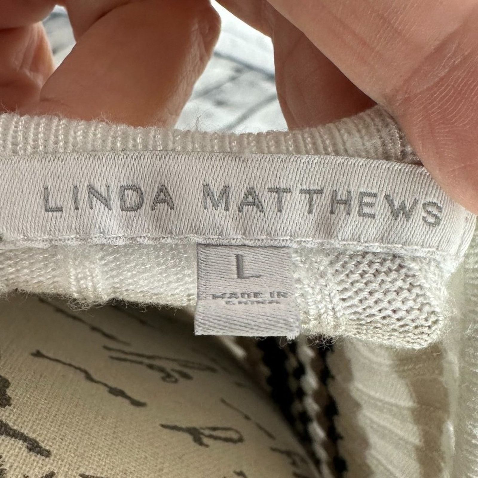 Other Linda Matthews Pullover Striped Sweater Square Neck L Size L / US 10 / IT 46 - 10 Thumbnail