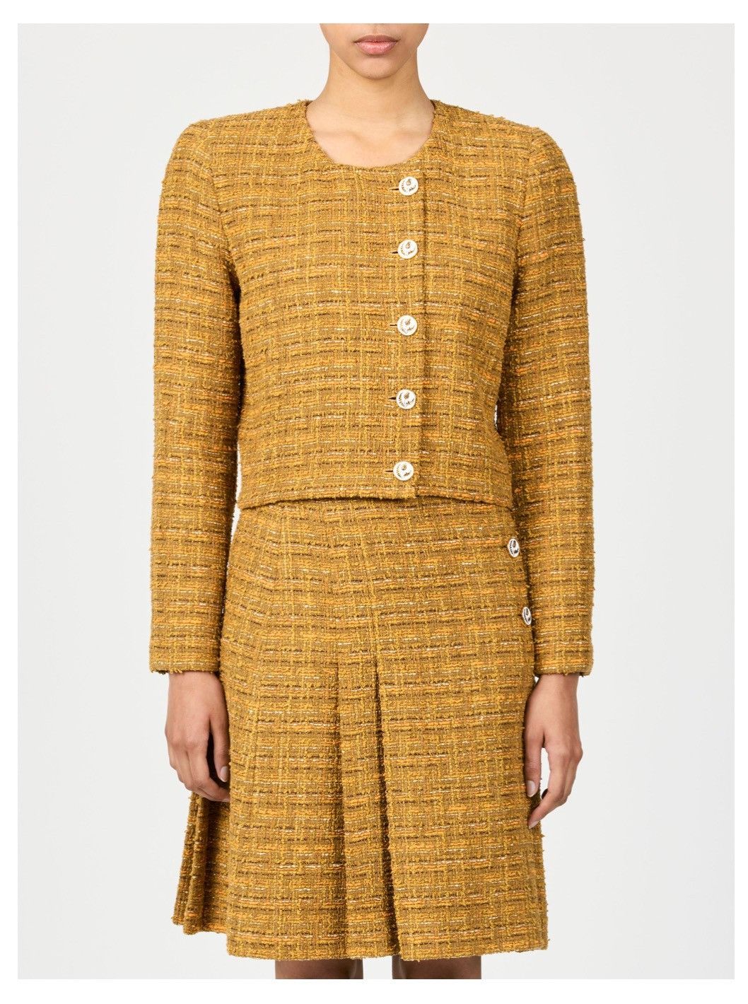 Loro Piana o1srvl11e0526 FAP0340 Adele Jacket in Yellow Size M / US 6-8 / IT 42-44 - 5 Thumbnail