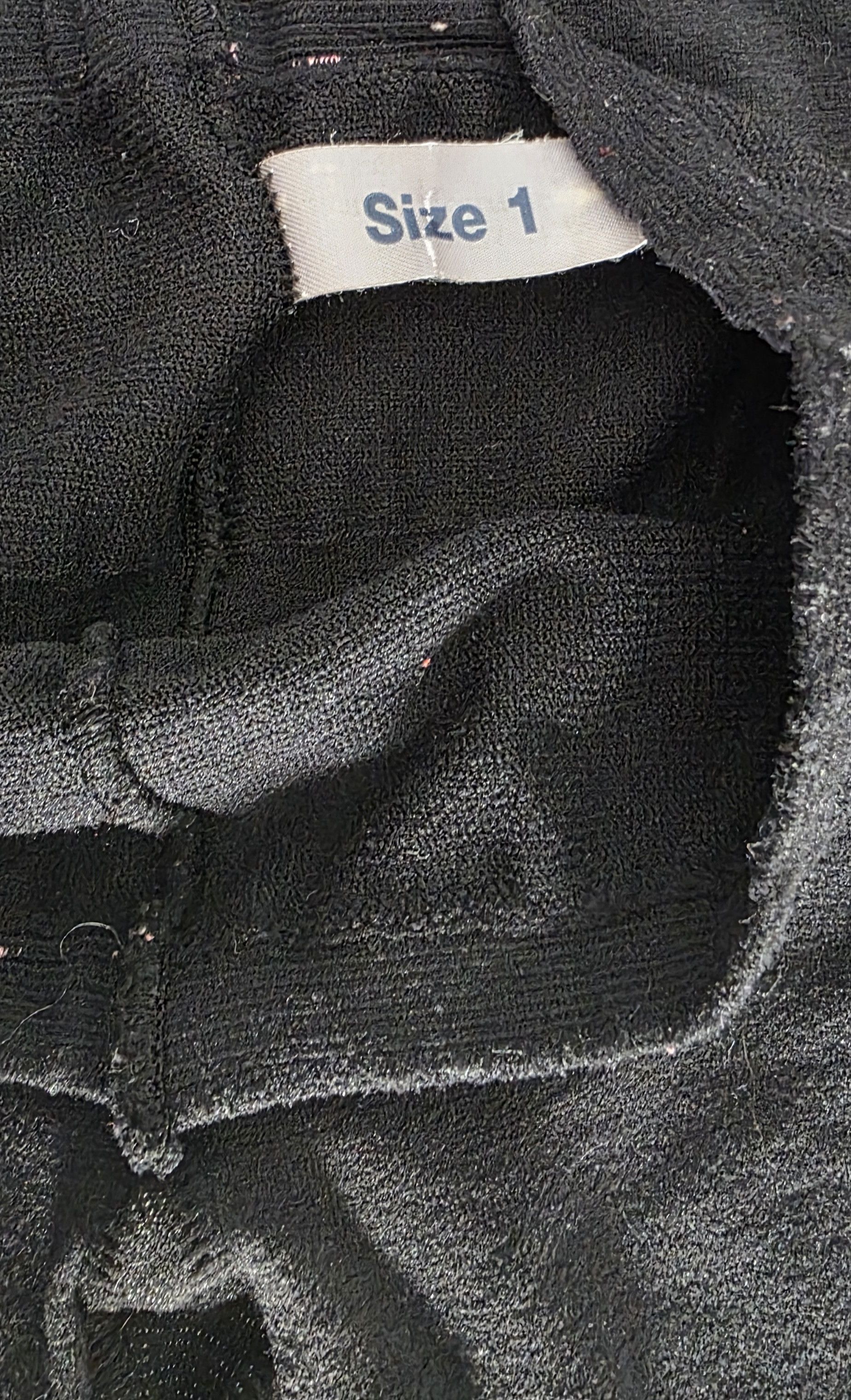 Vera Wang Simply Vera Vera Wang Black Footless Lace Tights Size 1 Size 26" / US 2 / IT 38 - 5 Thumbnail
