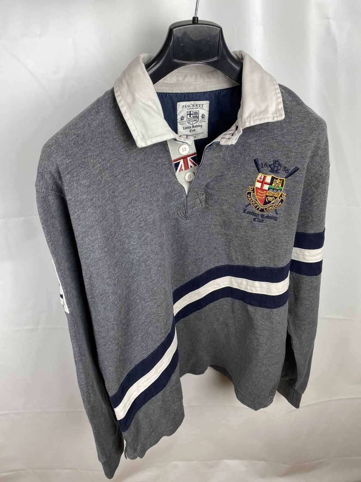 Hackett Hackett Collared Longsleeve Cotton Logos Men size M Size US M / EU 48-50 / 2 - 10 Thumbnail