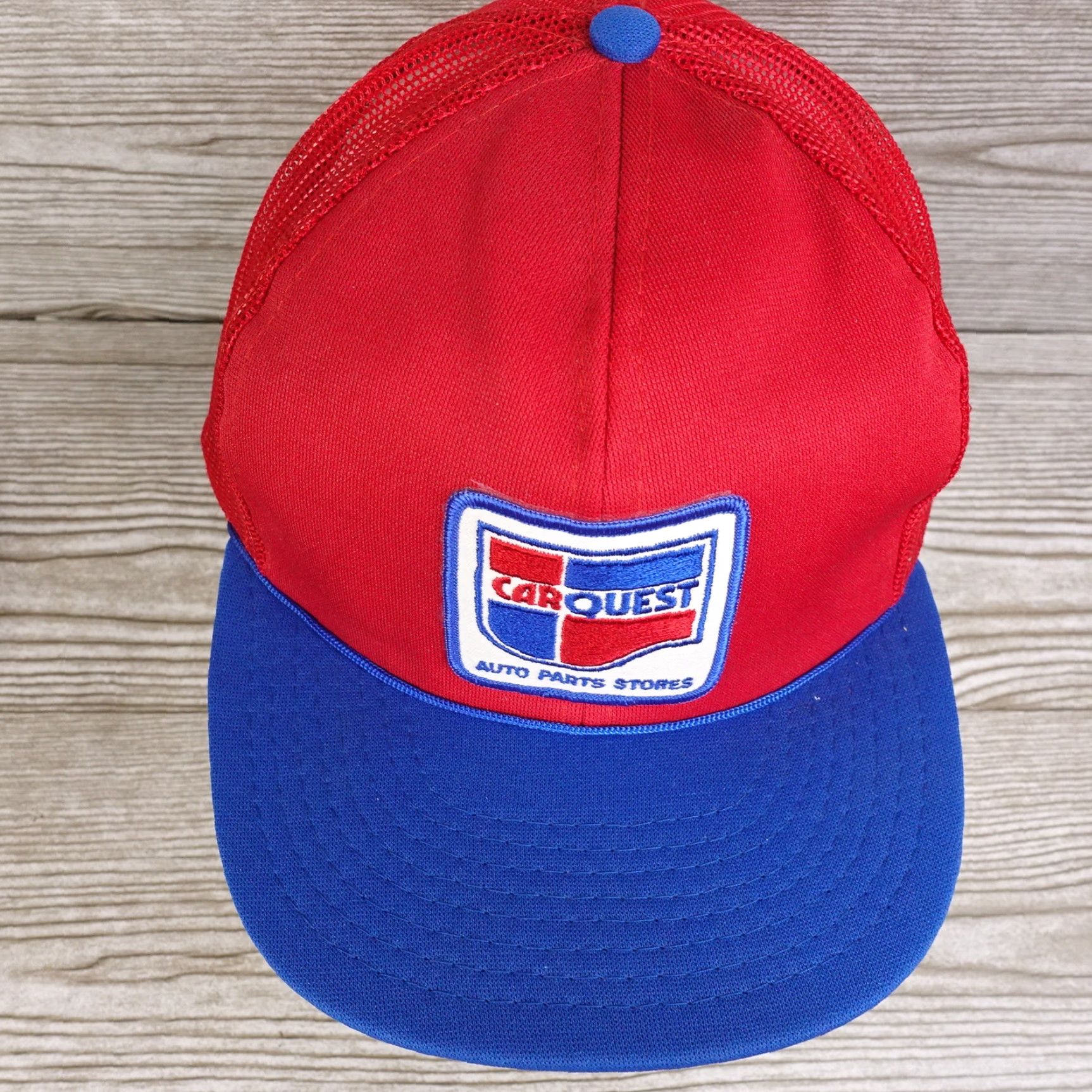 Quest VINTAGE THE PRO CAR QUEST AUTO PARTS RED BASEBALL CAP ADJUSTABLE UNISEX Size ONE SIZE - 3 Thumbnail
