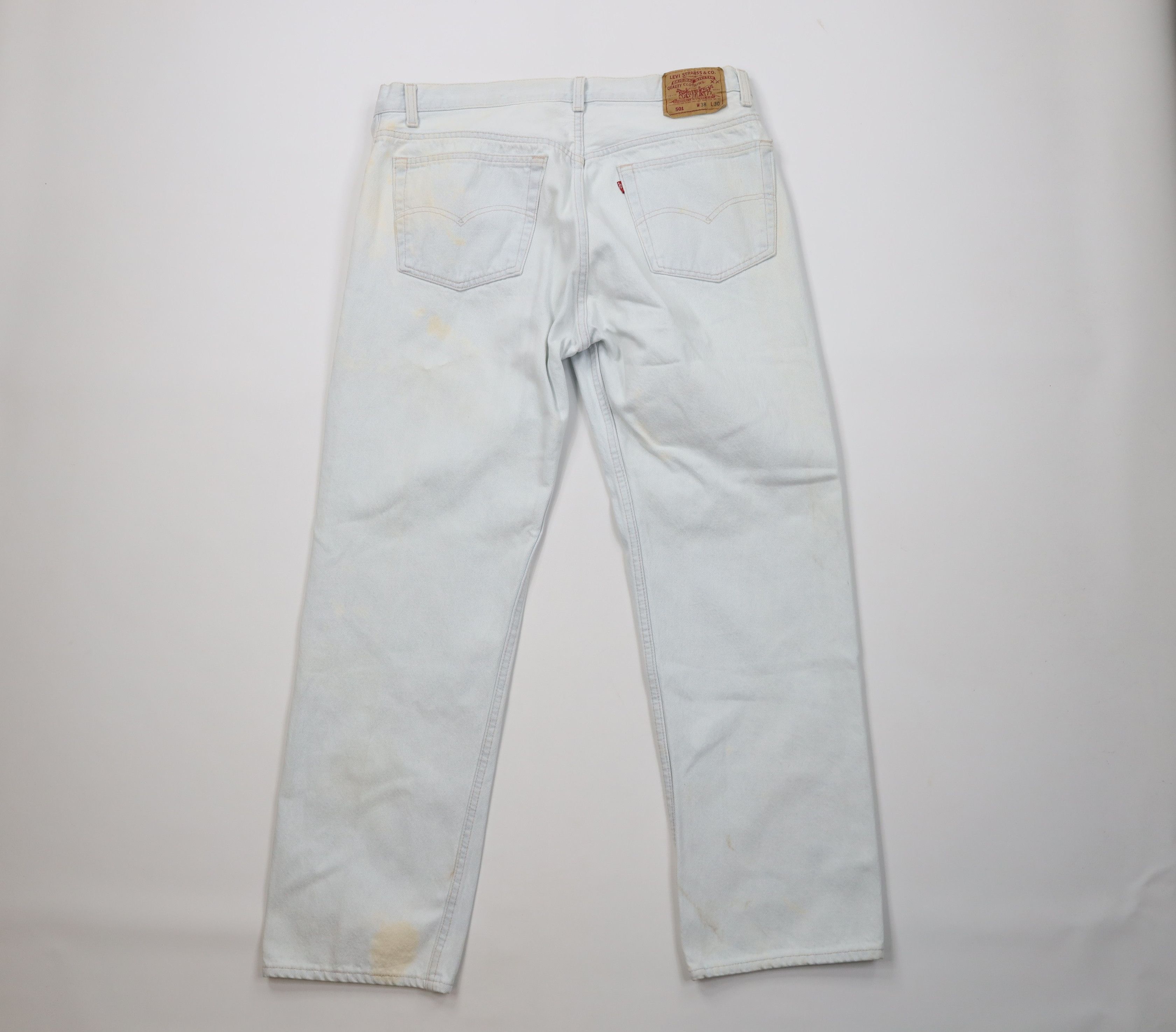 Levi's Vintage 80s Levis 501xx Button Fly Original Fit Jeans USA Size US 38 / EU 54 - 12 Thumbnail