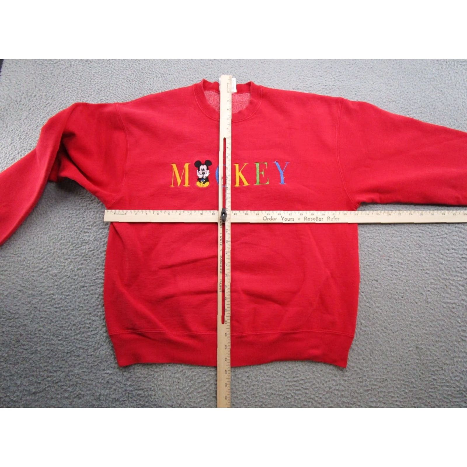 Mickey & Co. VINTAGE Mickey & Co. Embroidered Red Pullover Crewneck Sweatshirt 90s Read Mens XL Sweatshirt Embroidered 90s Theme Size US XL / EU 56 / 4 - 5 Thumbnail