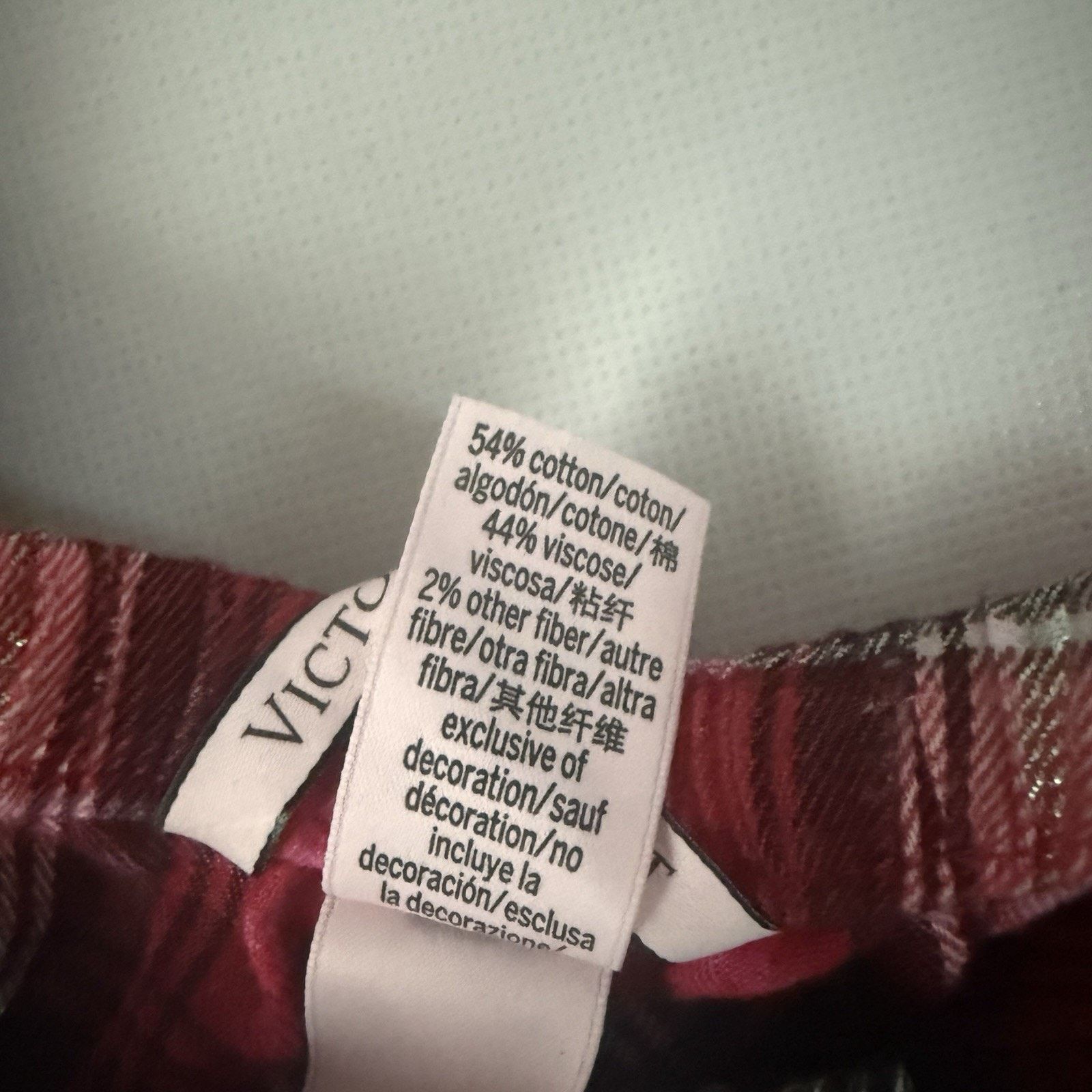 Victoria's Secret Victoria's Secret Plaid Pajama Pockets Lounge Holiday Cabin Size ONE SIZE - 4 Thumbnail
