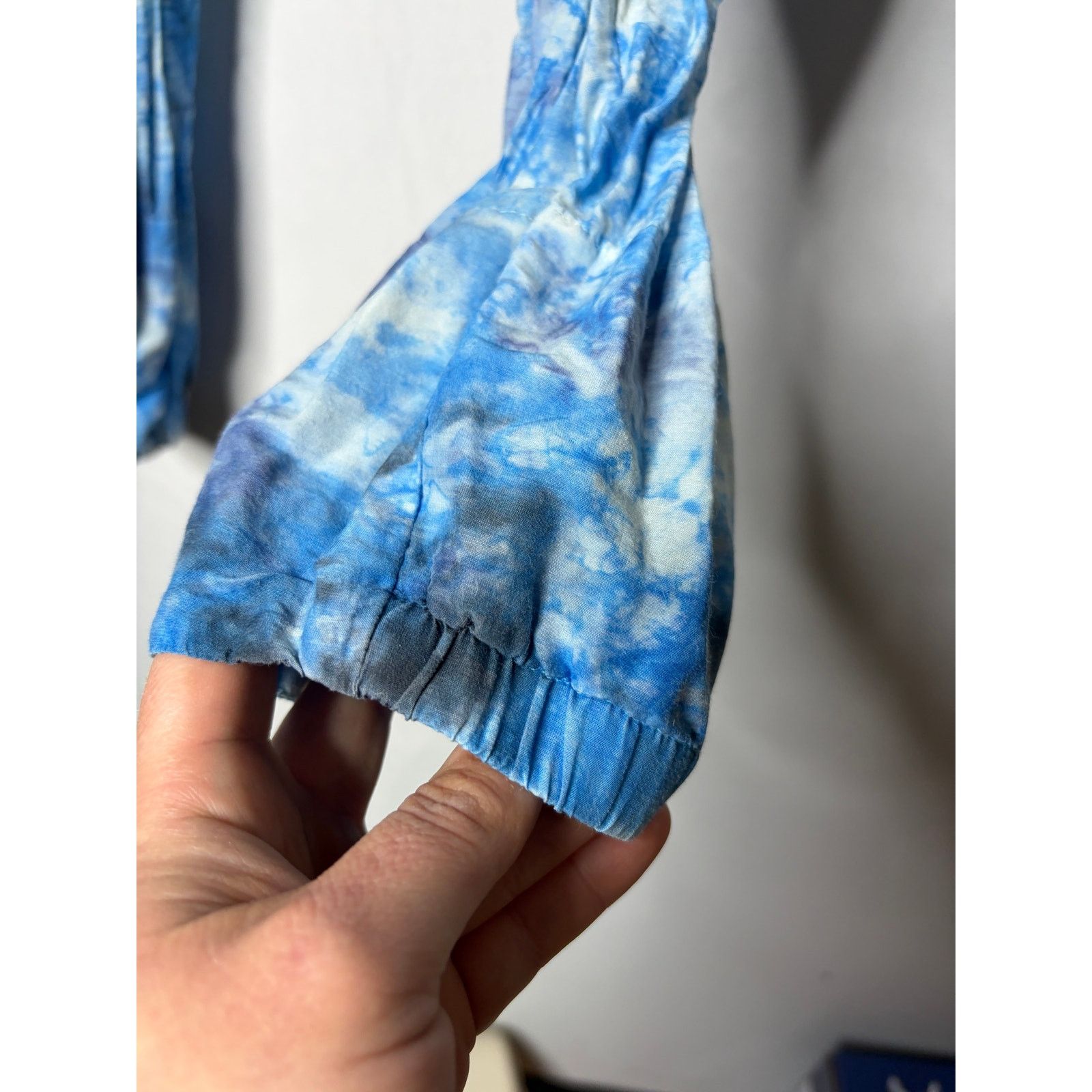 Other Raquel Allegra Blue white Tie-Dye Easy Lounge Pants 0 US XS Size 24" / US 00 / IT 34 - 6 Thumbnail