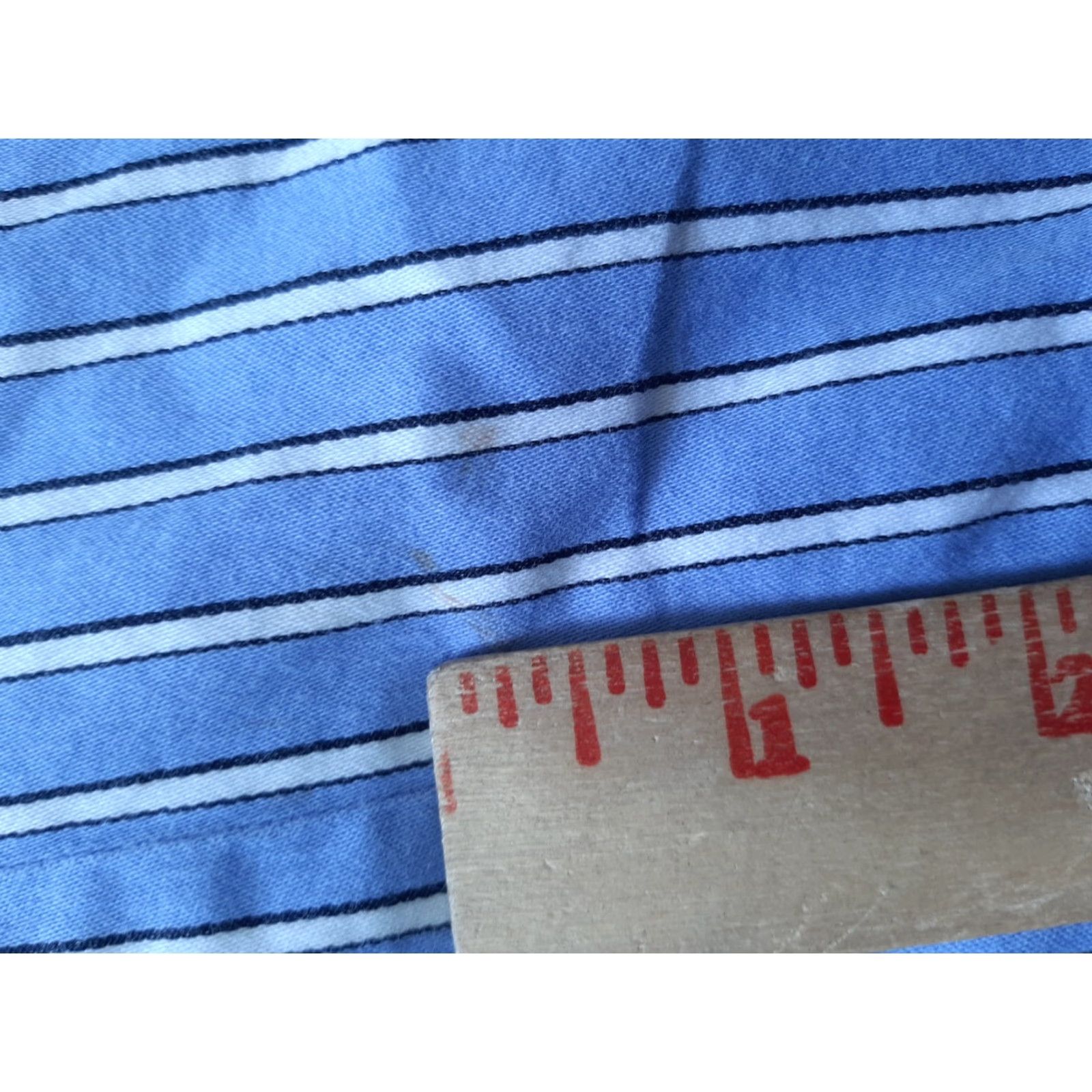 Van Heusen Van Heusen Button-Up Shirt Women Small Blue Striped Collared Shirt Size S / US 4 / IT 40 - 3 Thumbnail