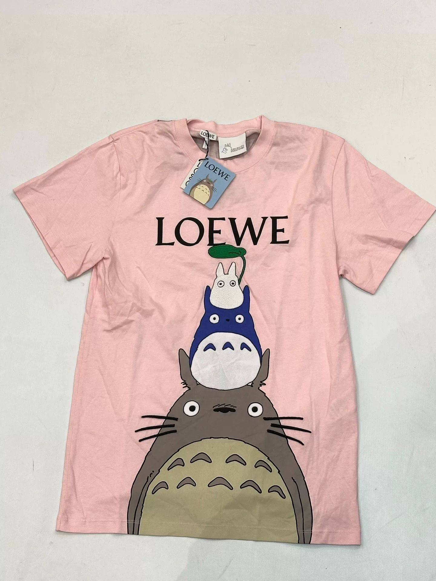 Loewe LOEWE x My Neighbor Totoro Pink T-shirt Size US S / EU 44-46 / 1 - 1 Thumbnail