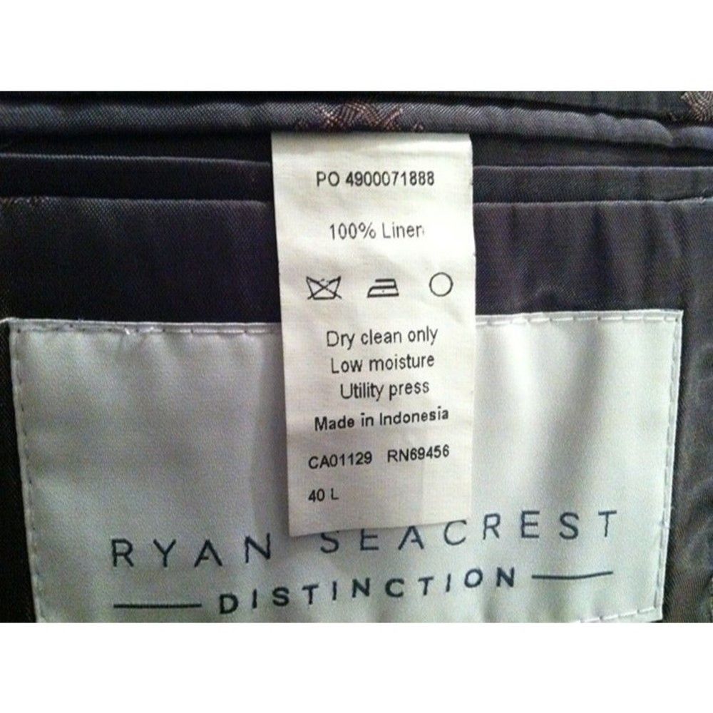 Other RYAN SEACREST MEN'S 100%LINEN SPORT COAT BLAZER JACKET 40L Size 40L - 8 Thumbnail