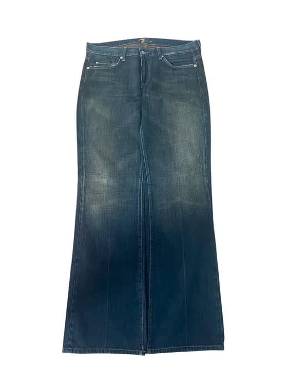 Vintage Vintage Bootcut/Baggy Fitting Denim Size US 33 - 1 Thumbnail