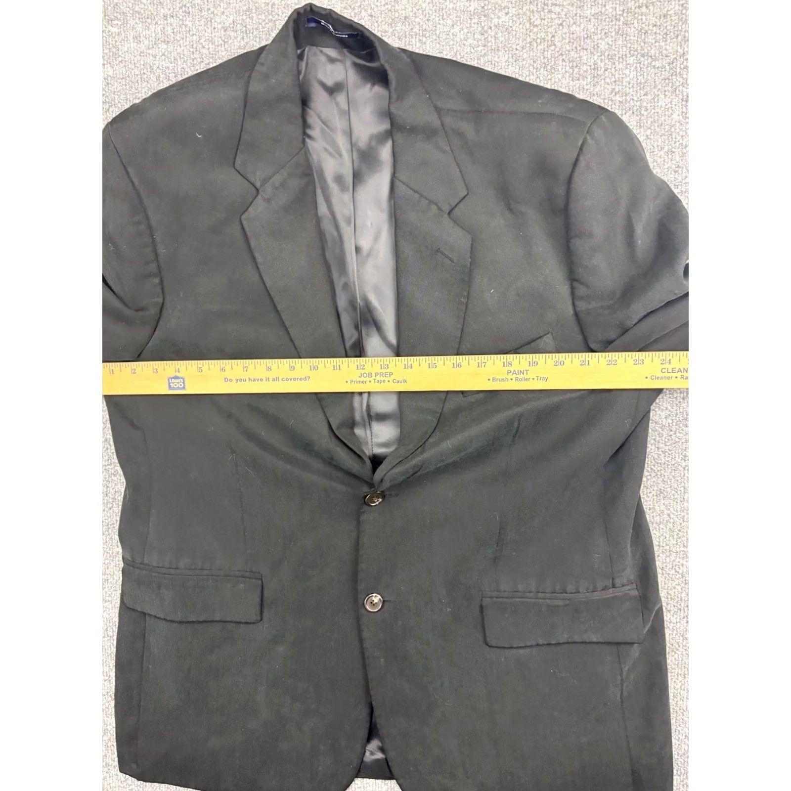 Ralph Lauren VINTAGE Ralph Lauren Dillards Blazer Jacket Men 44R Black Sport Coat Blazer / 2 Piece Suit Jacket Shirt? Size 44R - 4 Thumbnail