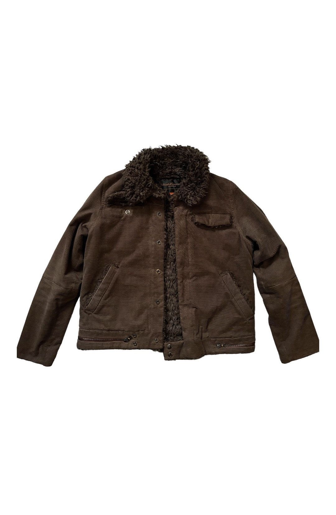 Undercover Undercover AW05 Arts & Crafts fur corduroy jacket Size US M / EU 48-50 / 2 - 1 Thumbnail
