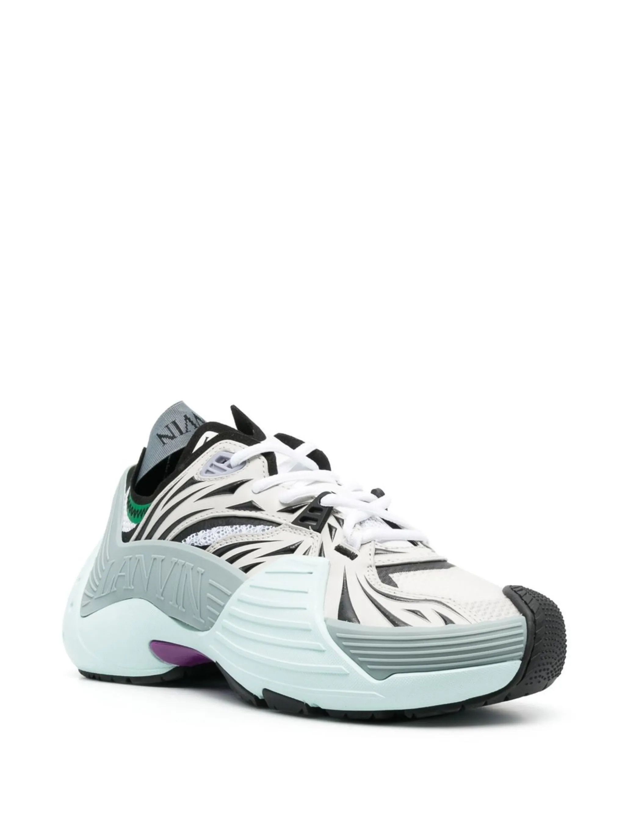 Lanvin o1y0125 Low-Top Sneakers in Multicolor Size US 7 / EU 40 - 2 Thumbnail