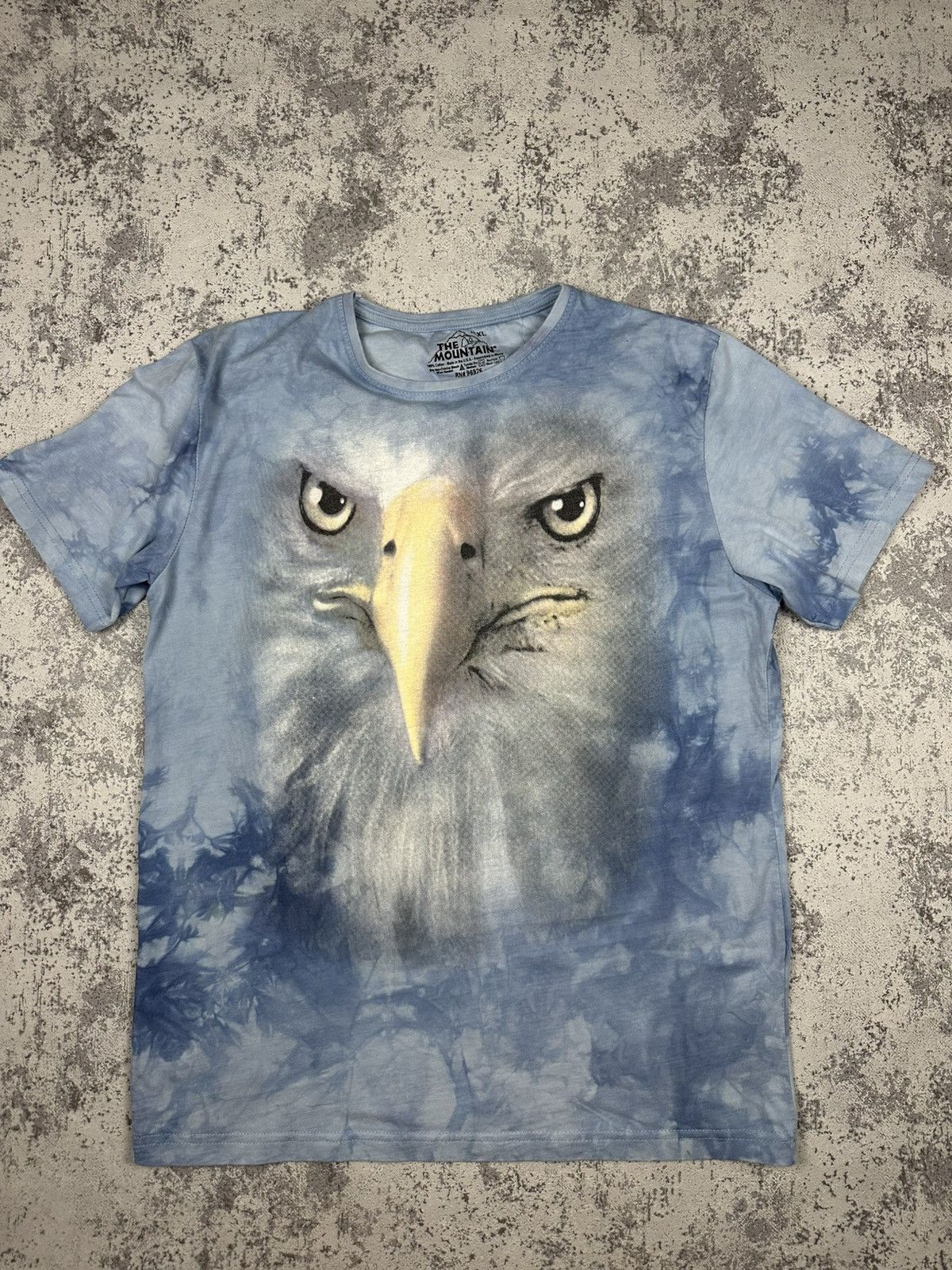 Vintage The Mountain USA Bald Eagle Tie-Dye Graphic Tee XL Size US L / EU 52-54 / 3 - 1 Thumbnail