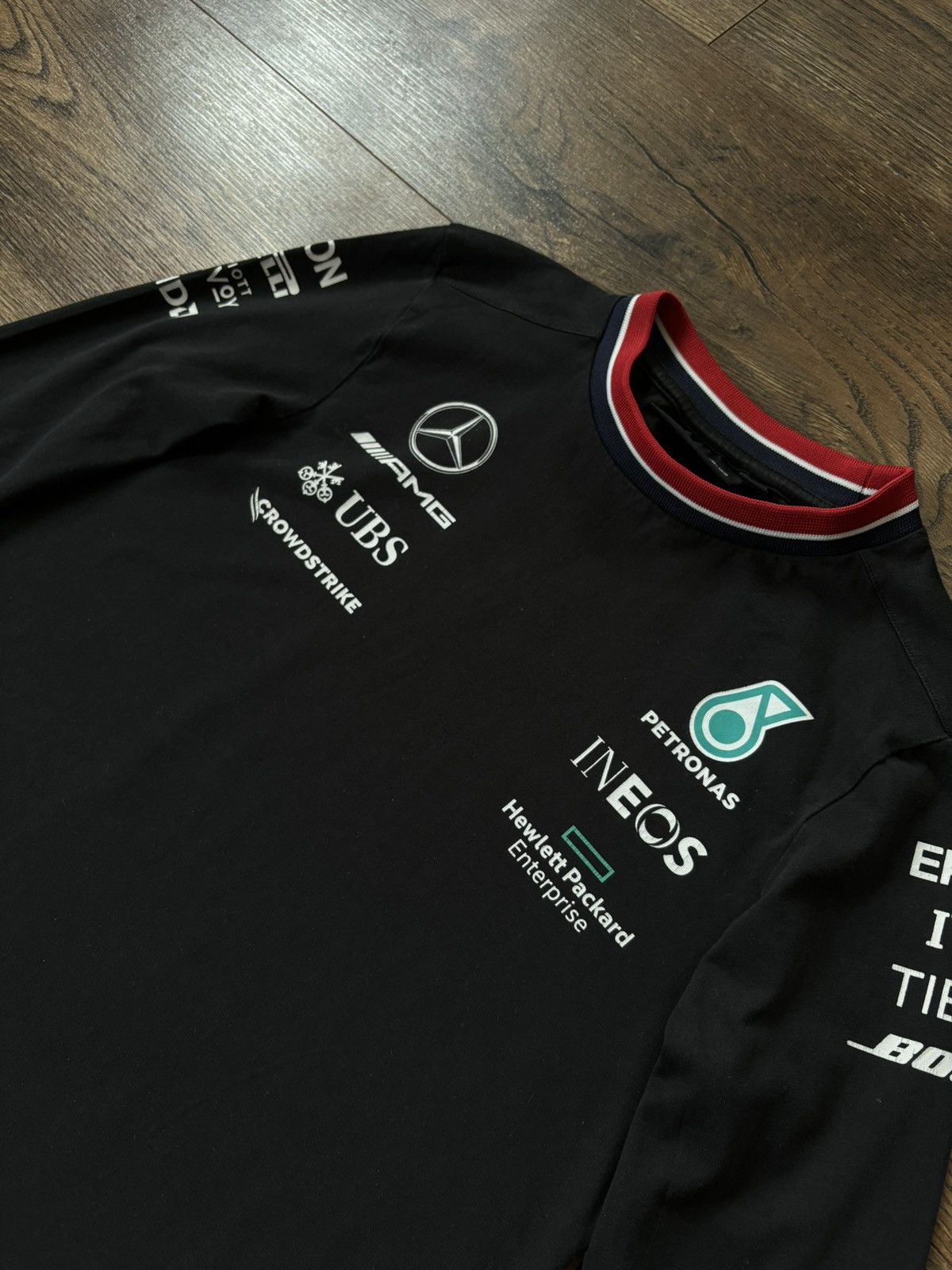 Formula 1 × Tommy Hilfiger Mercedes AMG Petronas F1 Men's Team Long Driver Black TH Size US XS / EU 42 / 0 - 5 Thumbnail