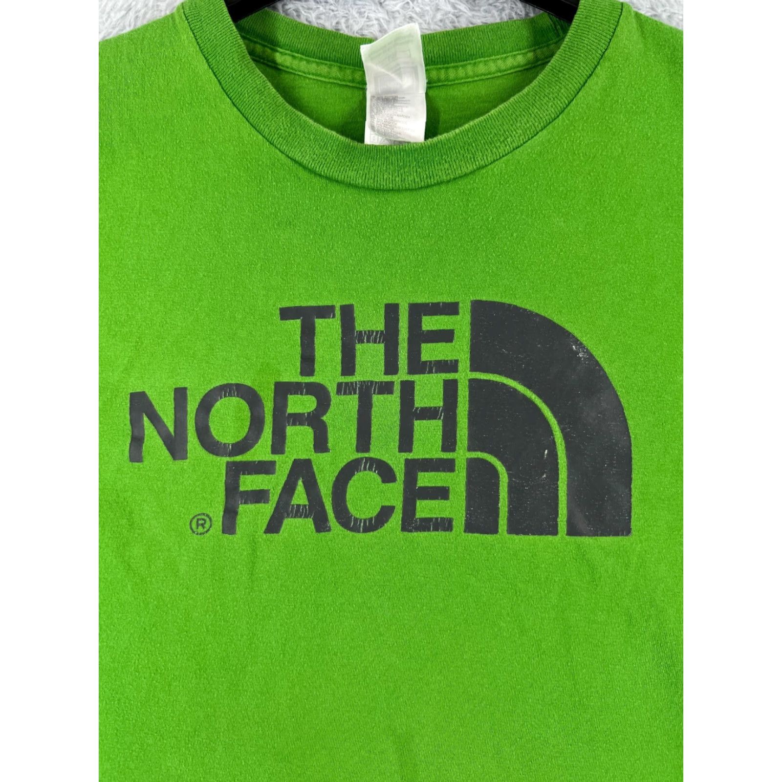 The North Face The North Face Shirt Men L Green Short Sleeve Crew Neck Cotton Blend Logo T-Shirt 90s Mens Size US L / EU 52-54 / 3 - 6 Thumbnail