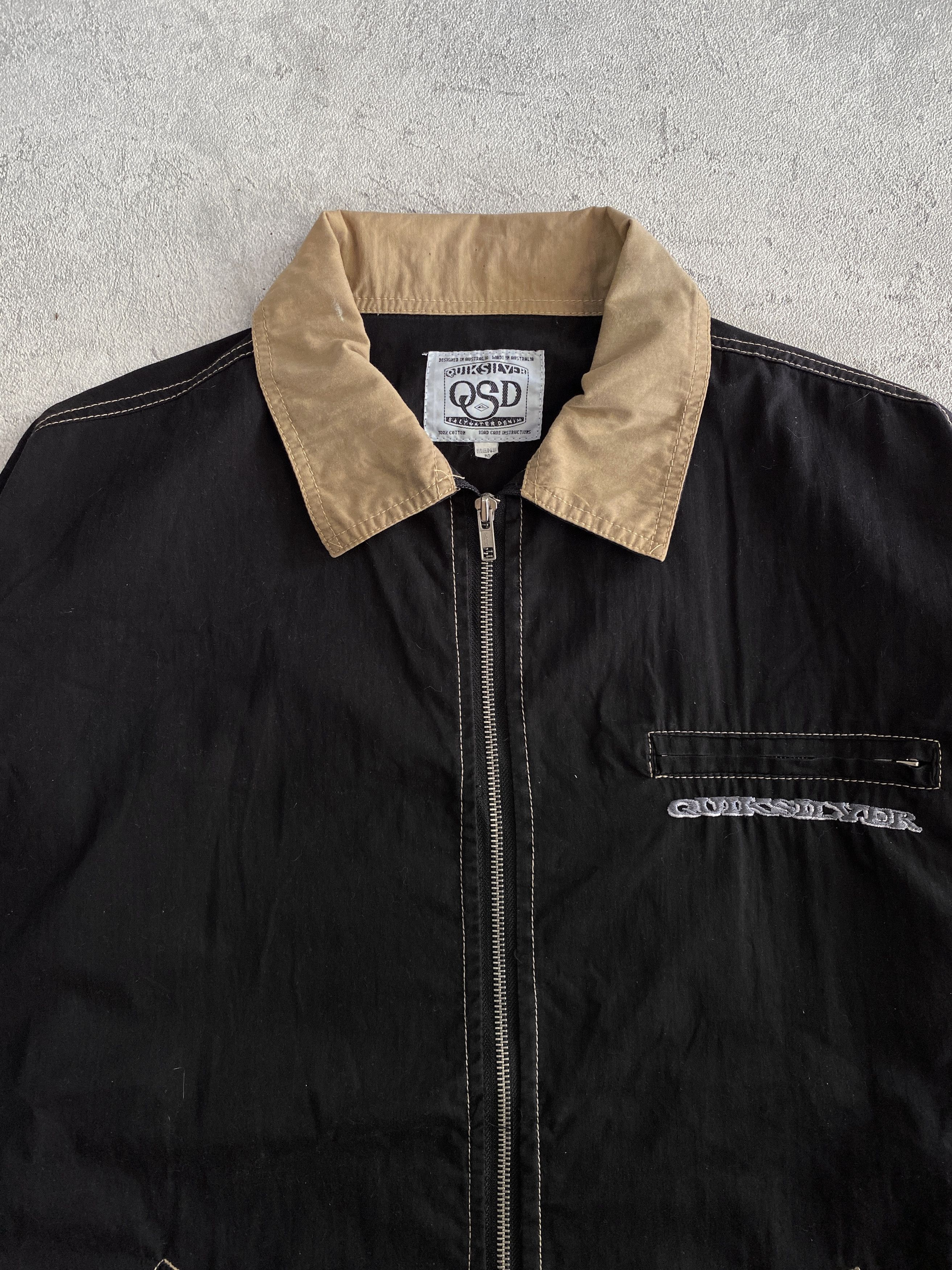 Quiksilver Vintage 90's Quiksilver Nylon Work Jackets Size US M / EU 48-50 / 2 - 2 Thumbnail