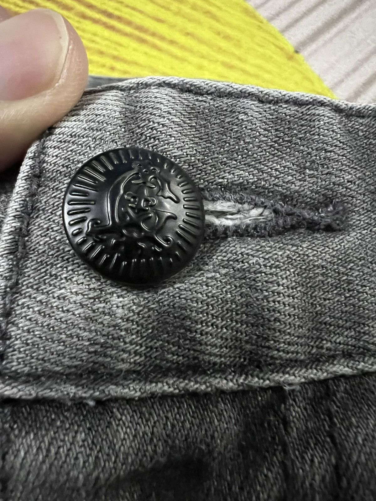 If Six Was Nine × Punk and Yo × Seditionaries CUSTOM CULTURE LIKE CHROME HEART FADED JEANS Size US 30 / EU 46 - 8 Thumbnail
