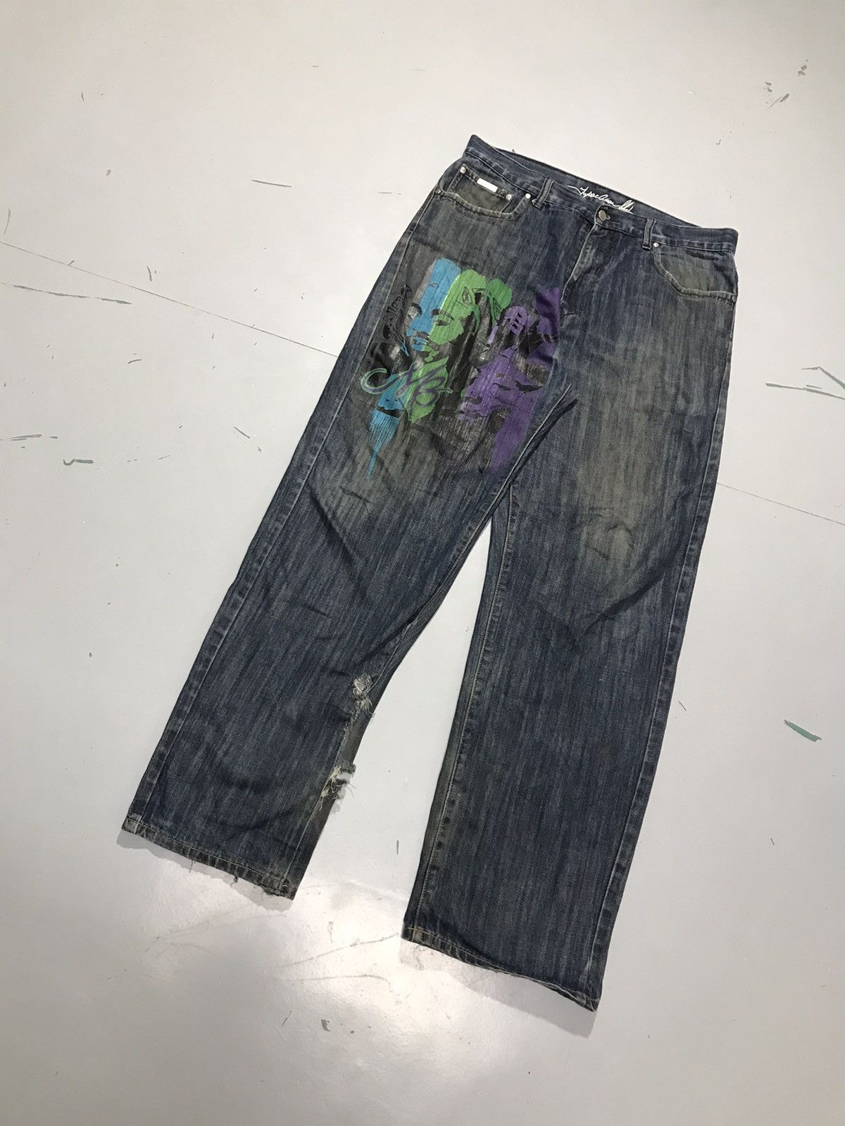 Makaveli Vintage makaveli embroidered denim Size US 36 / EU 52 - 3 Thumbnail