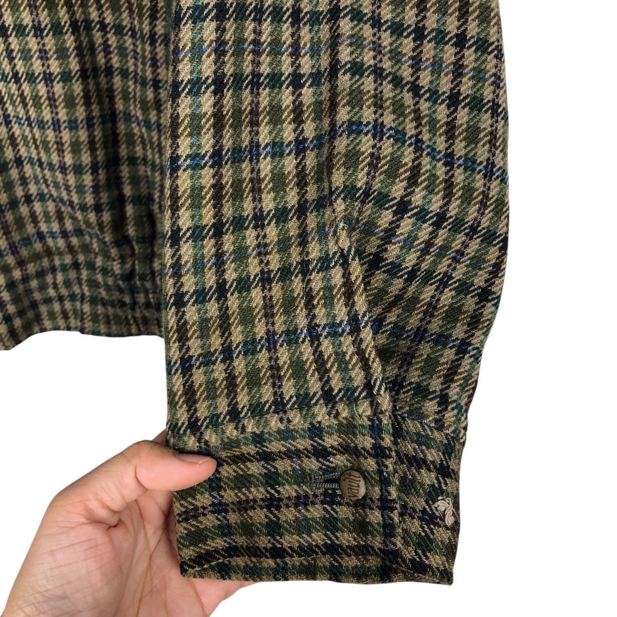 Issey Miyake 📌Vintage Bomber Jacket Rotary Enough Tartan Design Size US M / EU 48-50 / 2 - 16 Thumbnail