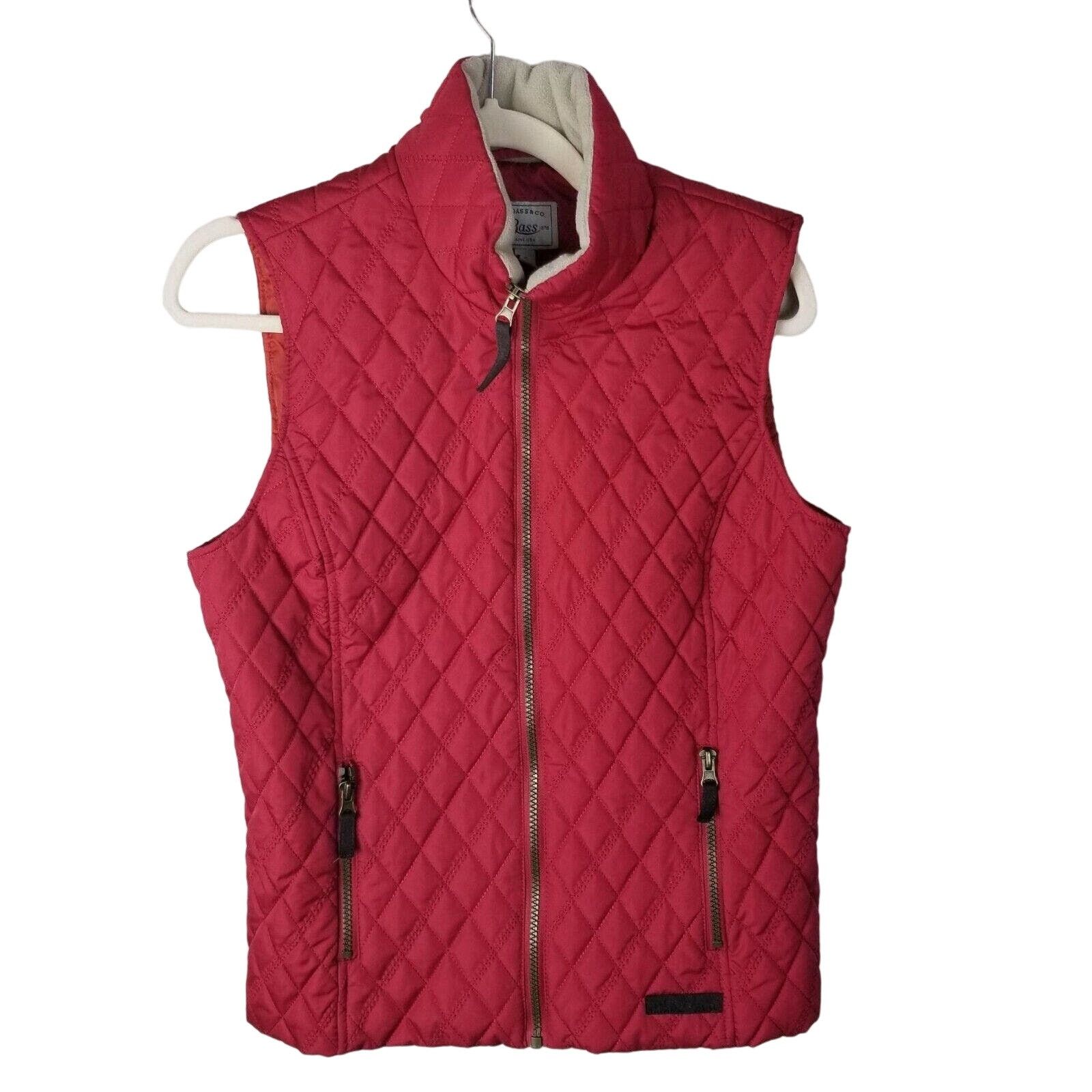 G.H. Bass & Co. GH Bass & Co. Womens Quilted Puffer Vest Diamond Full Zip S Size S / US 4 / IT 40 - 1 Thumbnail