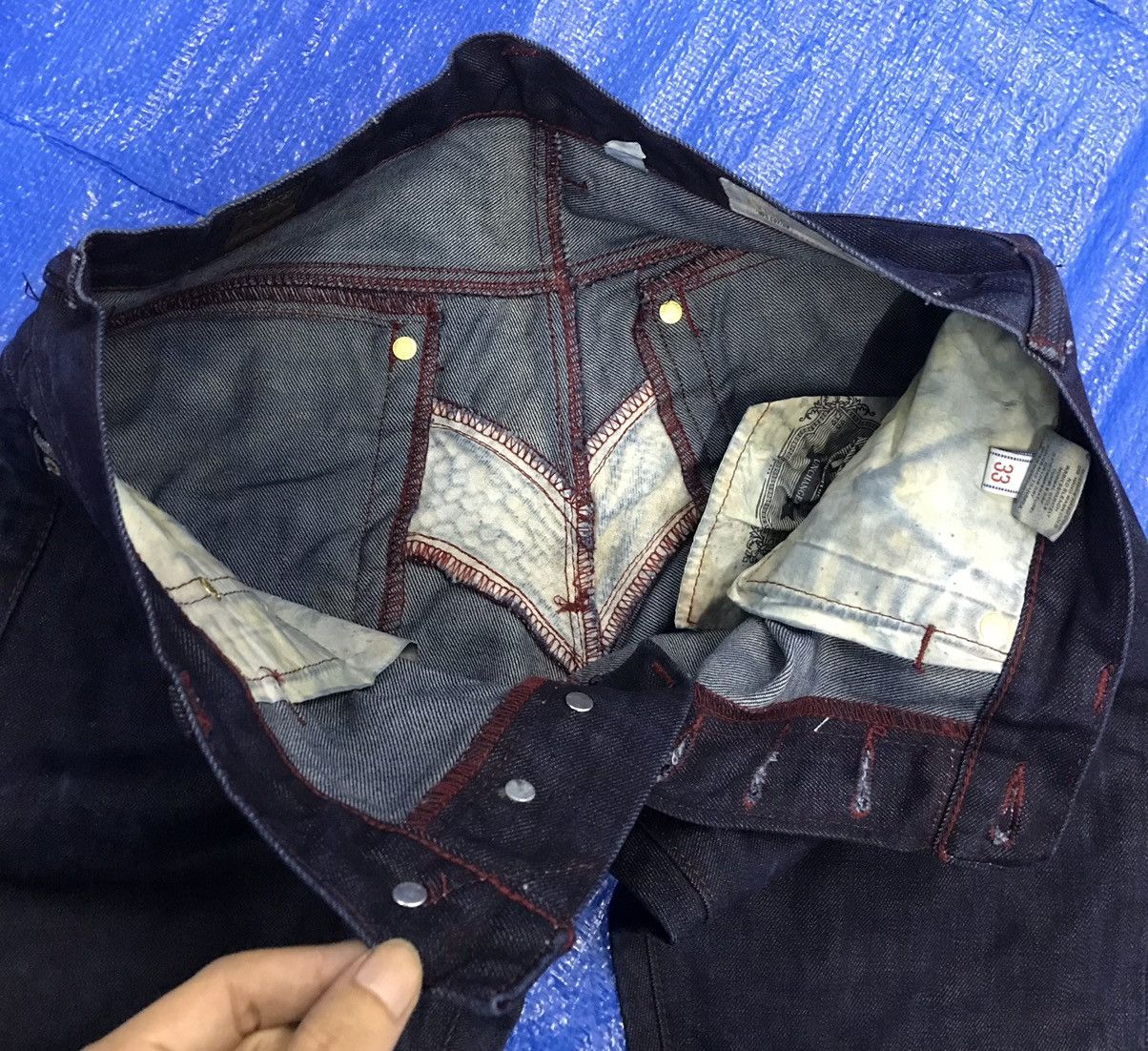 Japanese Brand Japanese Brand Daicock Custom Jeans Size US 33 - 11 Thumbnail