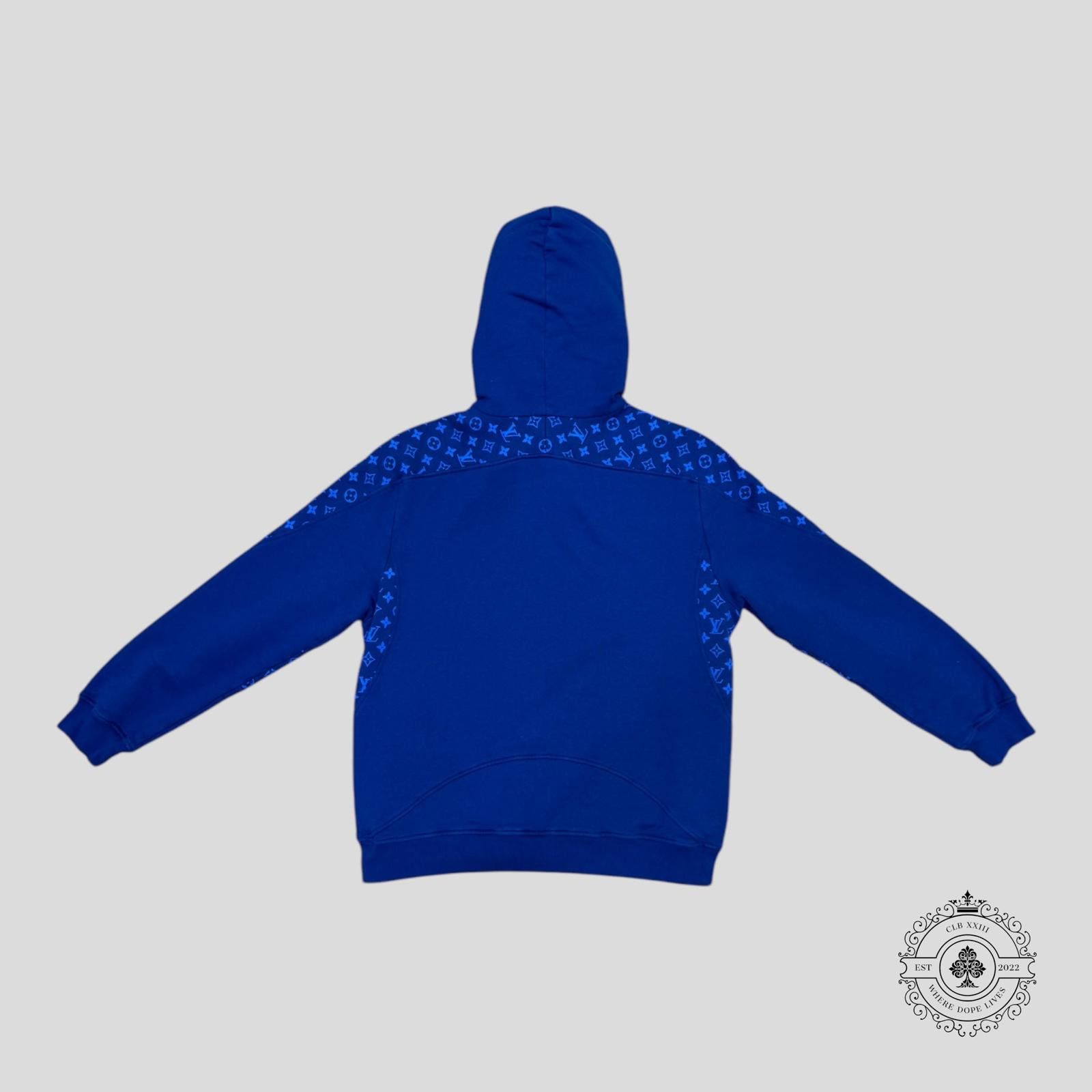 Louis Vuitton LOUIS VUITTON MONOGRAM CIRCLE CUT HOODIE - OCEAN Size US XL / EU 56 / 4 - 2 Thumbnail