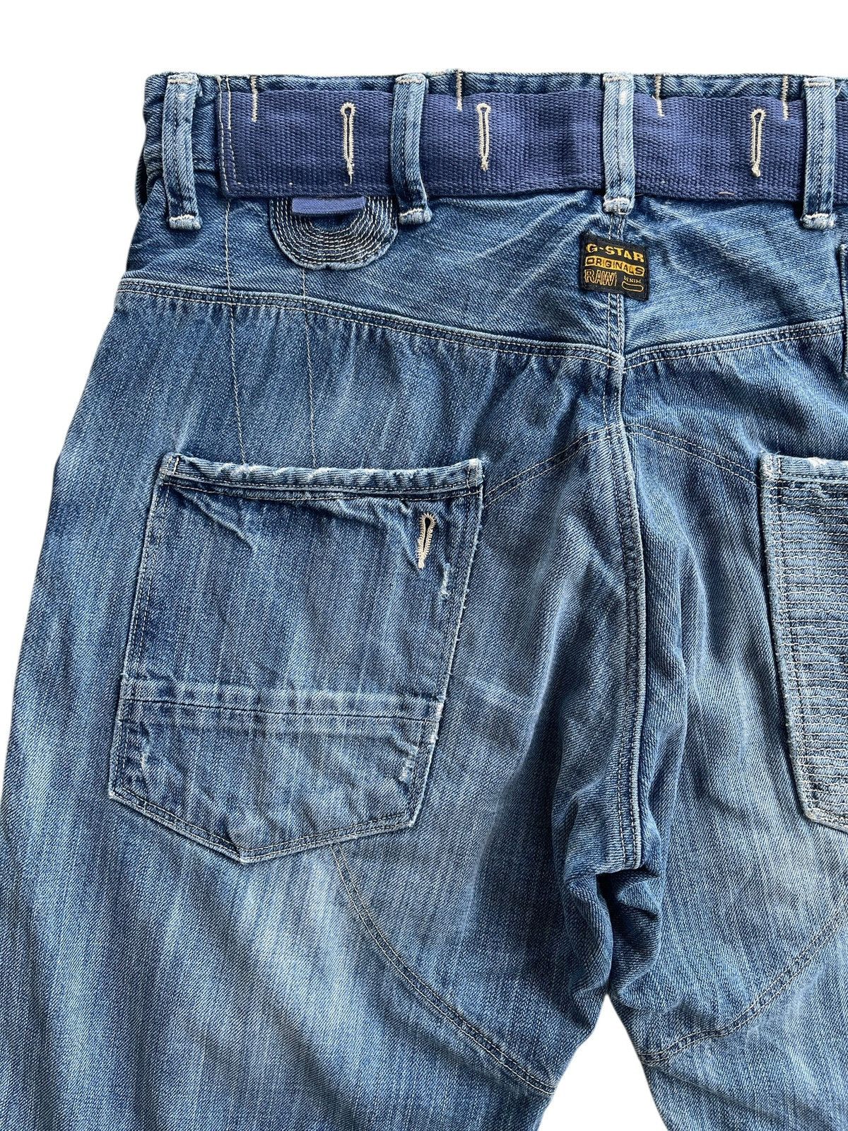 G-Star G-star Raw 3301 Distressed Flared Denim Size US 32 / EU 48 - 9 Thumbnail