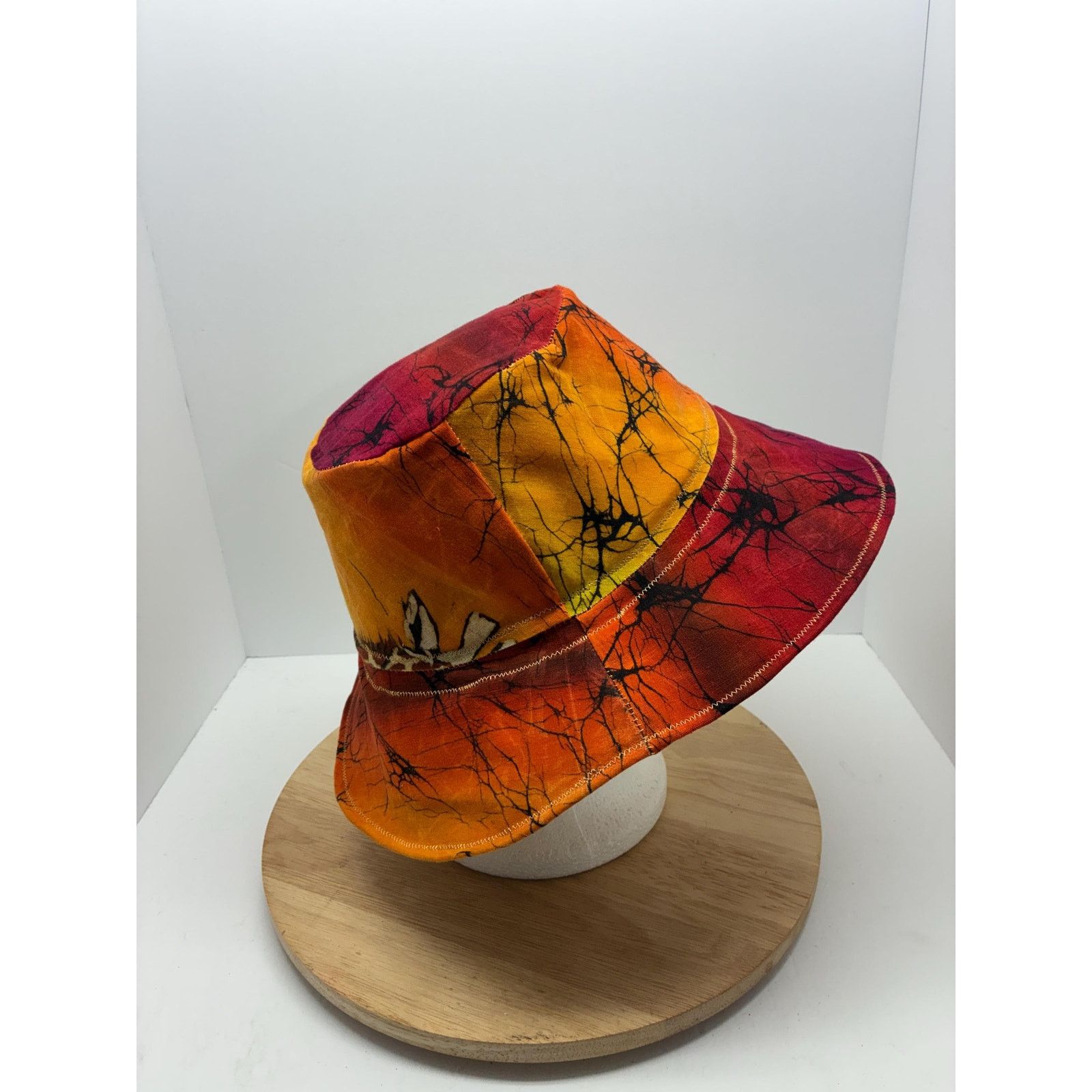 Other Waxed Cotton Bucket Hat Large | Water Resistant Patchwork Size ONE SIZE - 6 Thumbnail