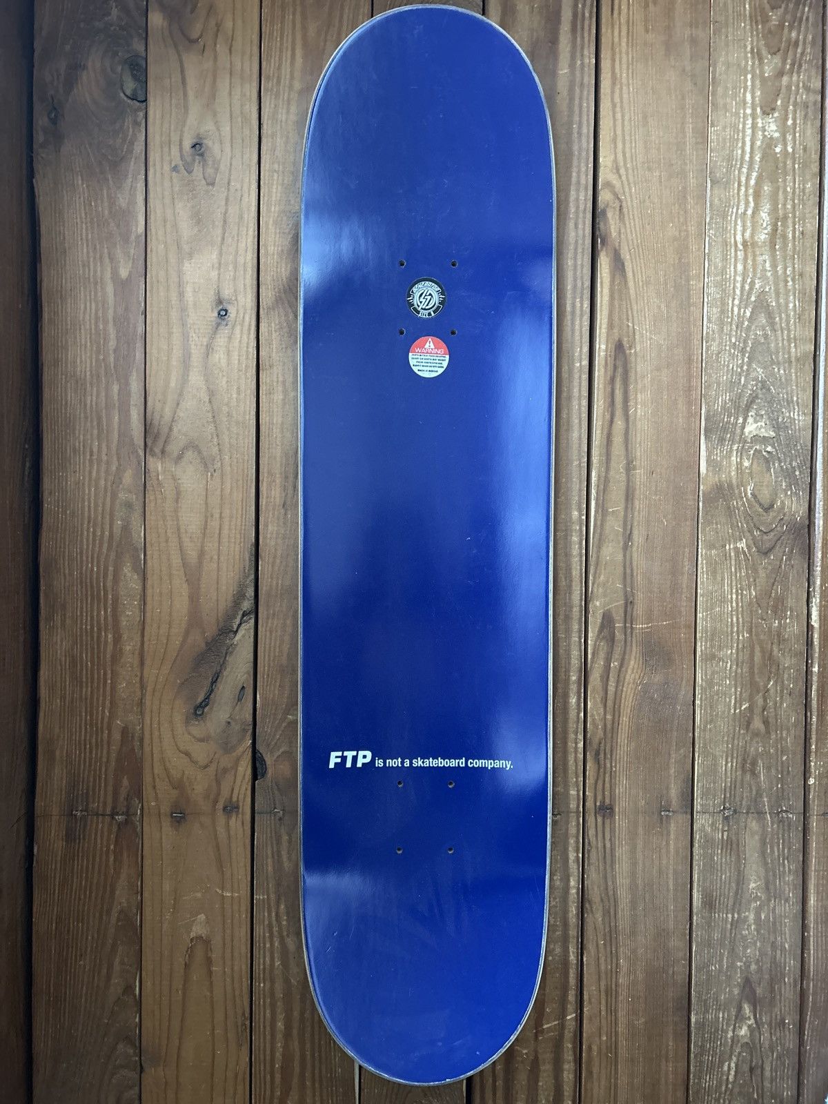 Fuck The Population FTP Bear Blue Skateboard Deck Size ONE SIZE - 2 Thumbnail