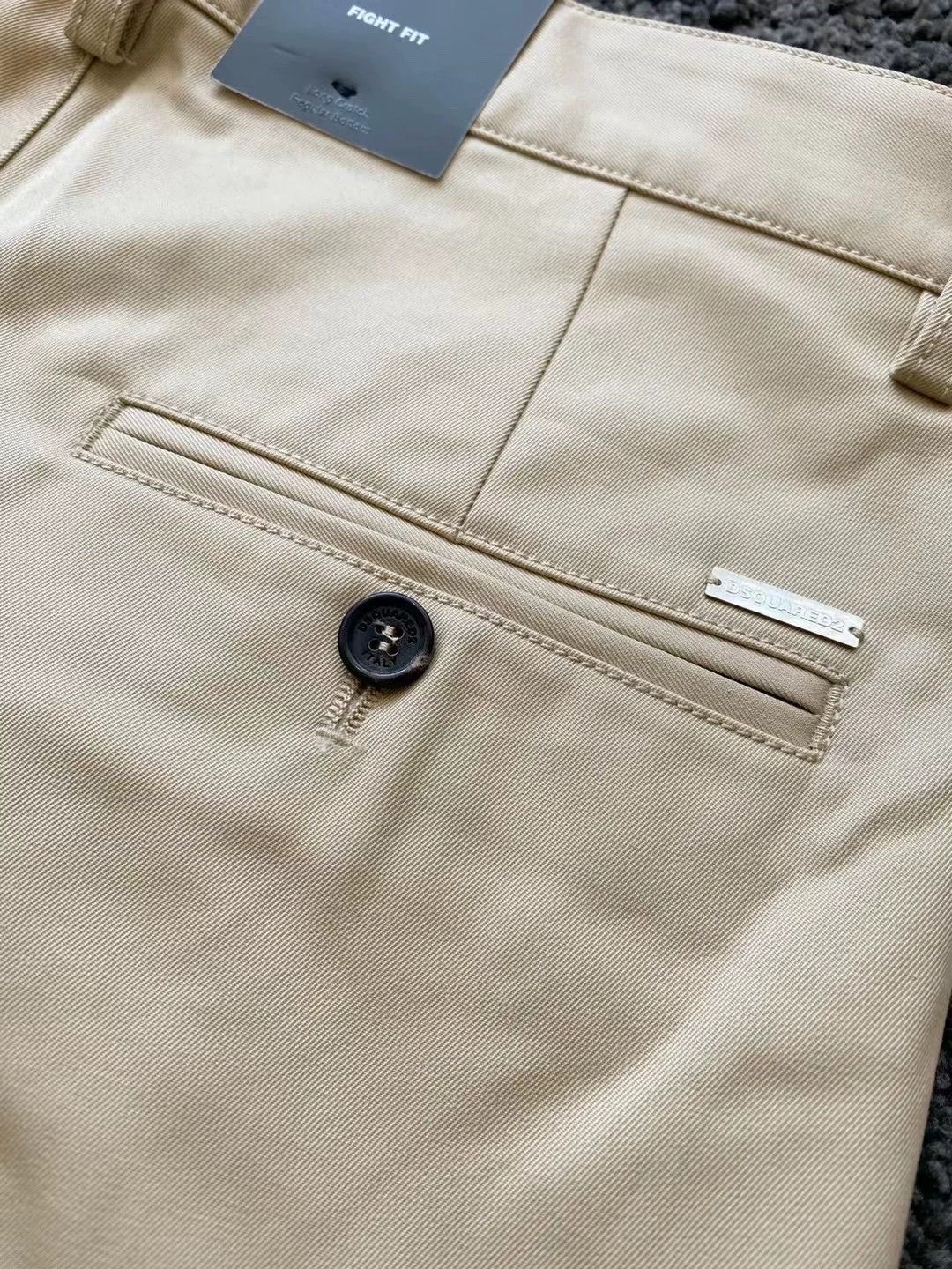 Dsquared2 Dsquared2 2020SS Light Khaki Fight High Waist Crop Pants Size US 26 / EU 42 - 5 Thumbnail