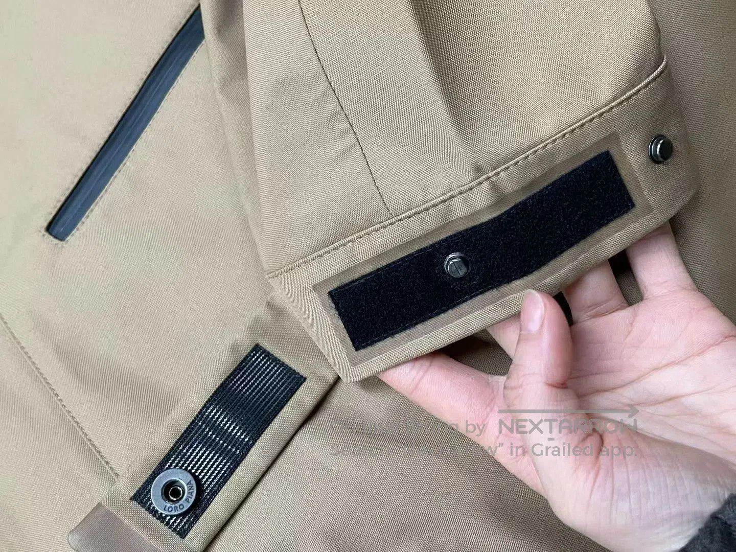 Loro Piana Loro Piana Colorblock Asymmetric Zip Hooded Jacket. Size US L / EU 52-54 / 3 - 4 Thumbnail