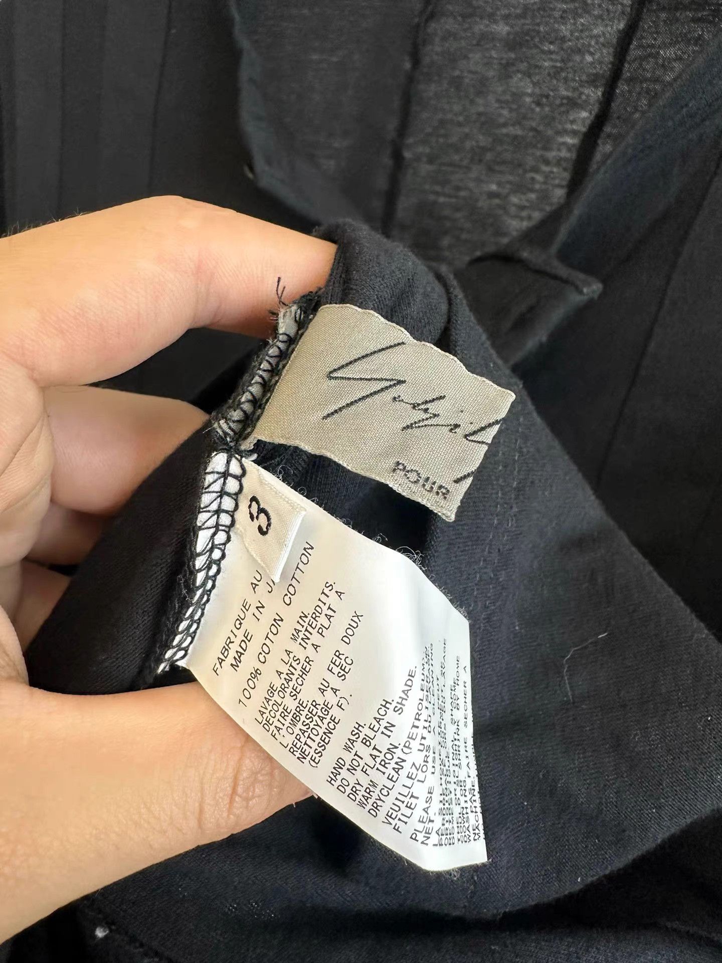 Yohji Yamamoto yohji yamamoto pour homme Three-Quarter Sleeve Long Tee K20 Size US L / EU 52-54 / 3 - 7 Thumbnail
