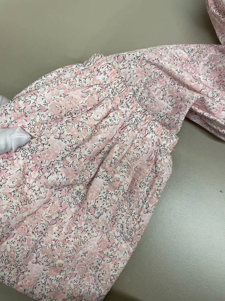 Loewe LOEWE Pink cotton jacket with floral print Size M / US 6-8 / IT 42-44 - 8 Thumbnail