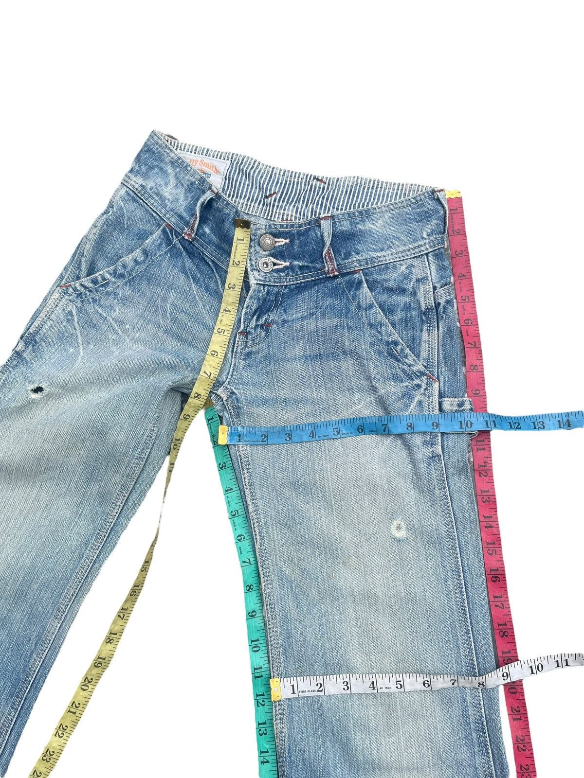 Japanese Brand Vintage Betty Smith Flare Distresed Size 29" - 12 Thumbnail